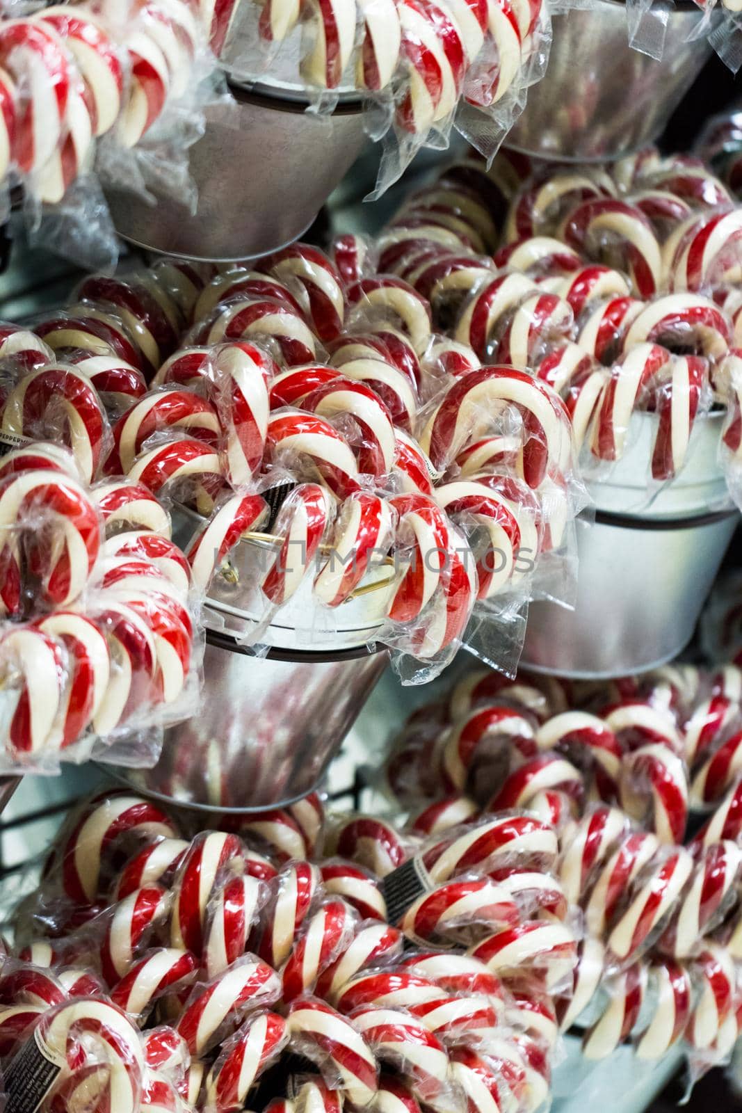 Gourmet hard candies for Christmas holidays.