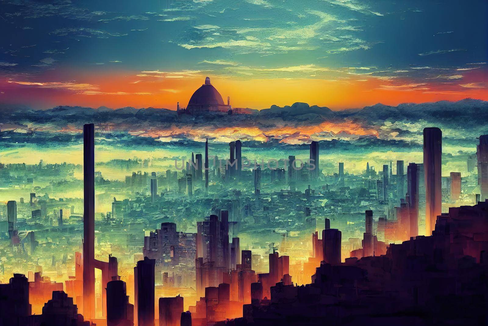 anime style, Andhrapradesh capital city amaravathi it's located MLA and ips quarters , Anime style no watermark