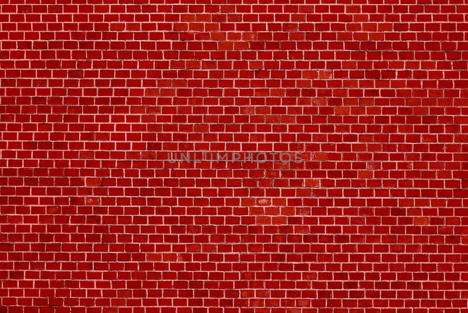 Old Red Brick Wall. An ancient fortress. Medieval red brick building. Big Brick wall background texture.