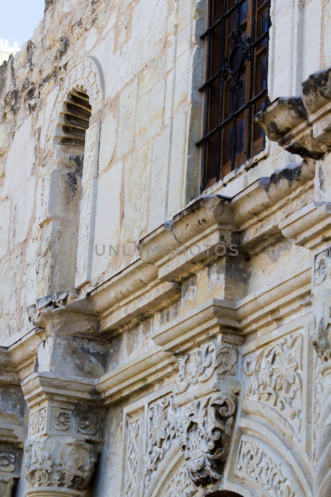 The Alamo mission in San Antonio Missions National park , Texas
