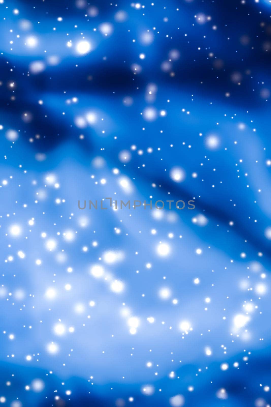 Christmas, New Years and Valentines Day blue abstract background, holidays card design, shiny snow glitter as winter season sale backdrop for luxury beauty brand by Anneleven