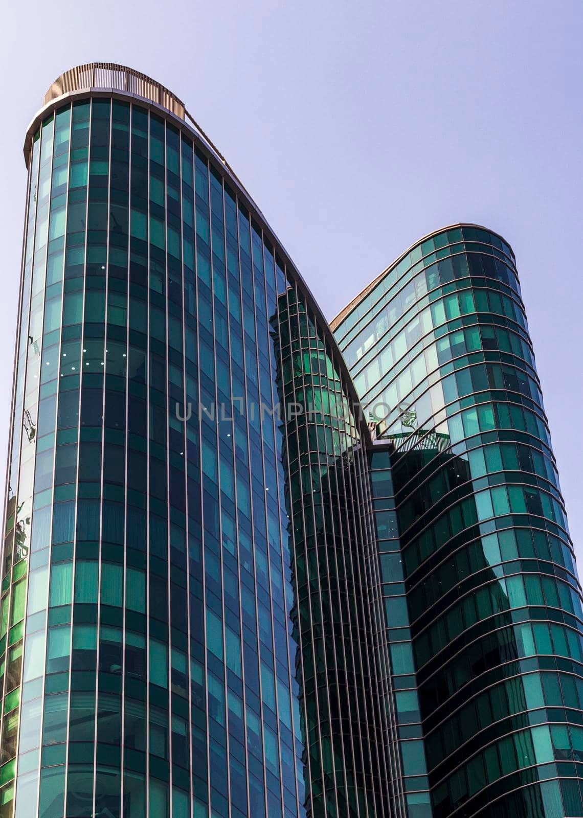 Facade of a modern building.