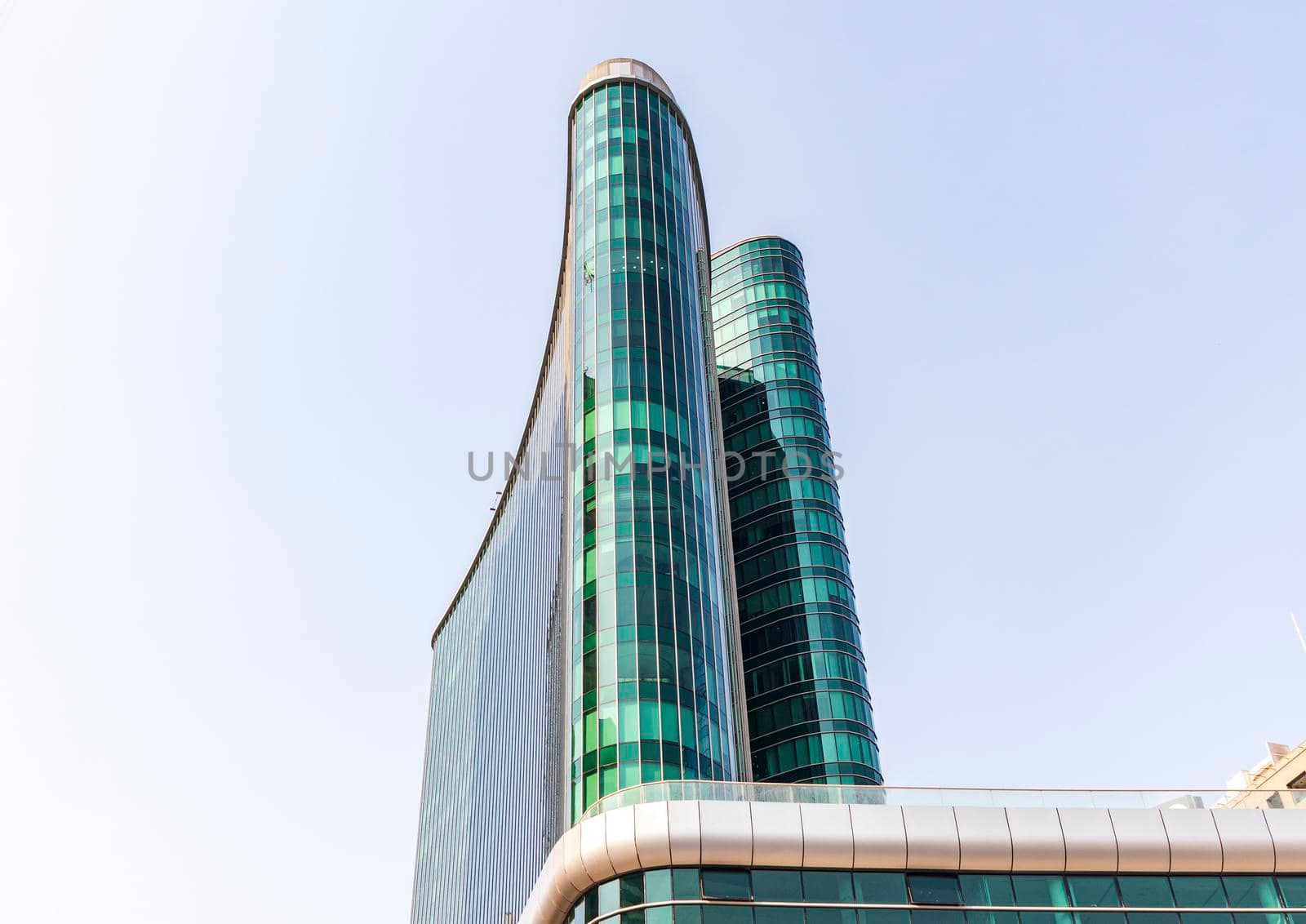 Facade of a modern building.