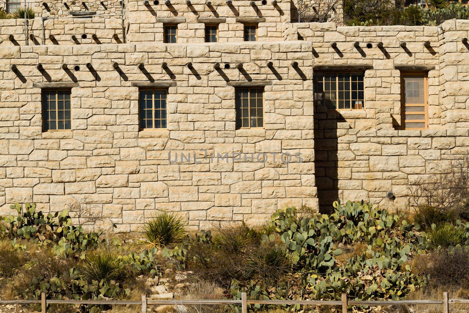 Facility structures at the Carlsbad Caverns National Park.