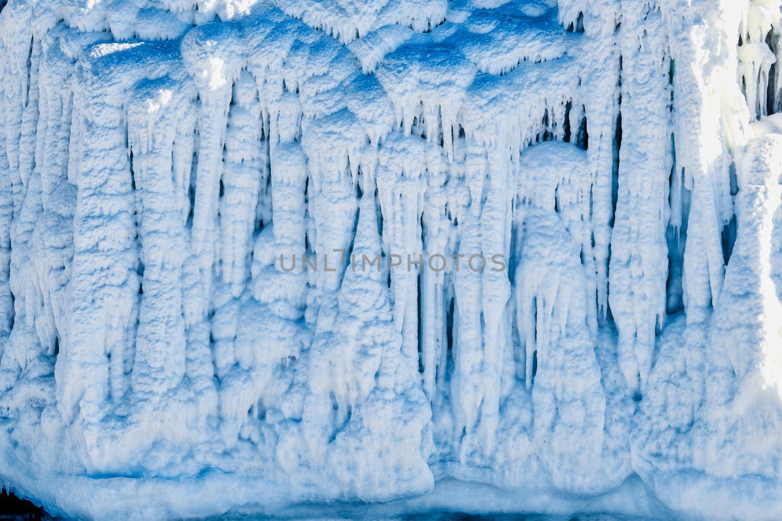 Ice formations. Forms of frozen water. by EvgeniyQW