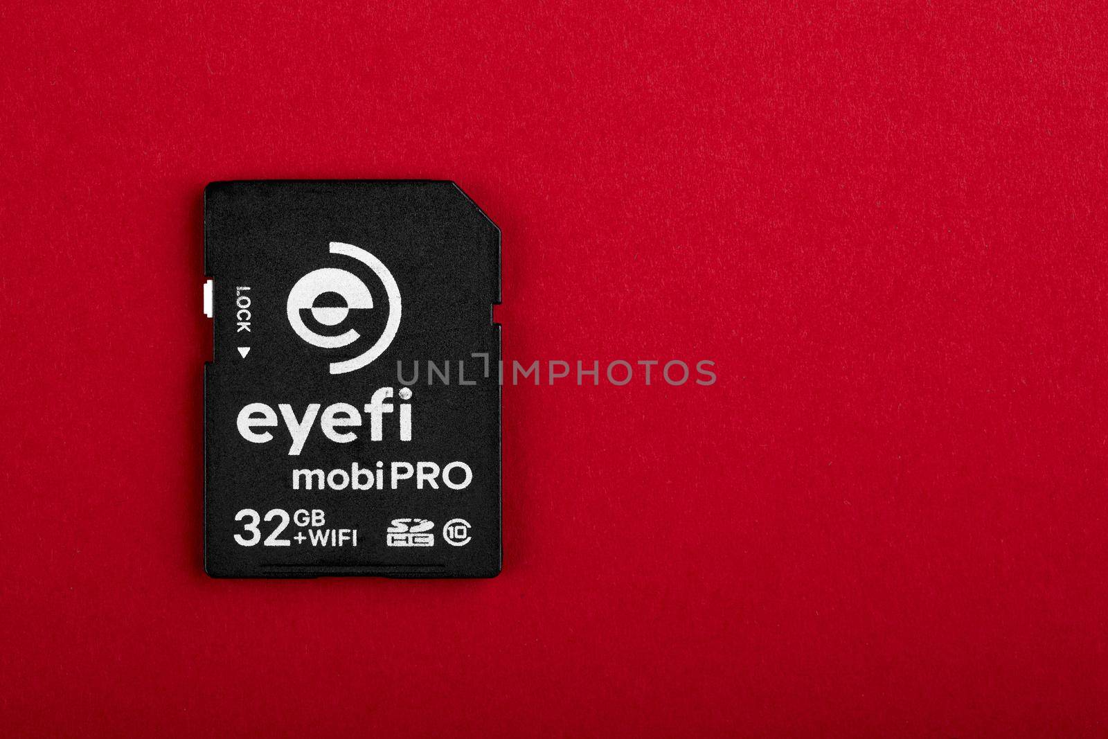 SD memory card Eye-Fi Mobi Pro with Wi-Fi. 12.12.2018 Rostov-on-Don, Russia