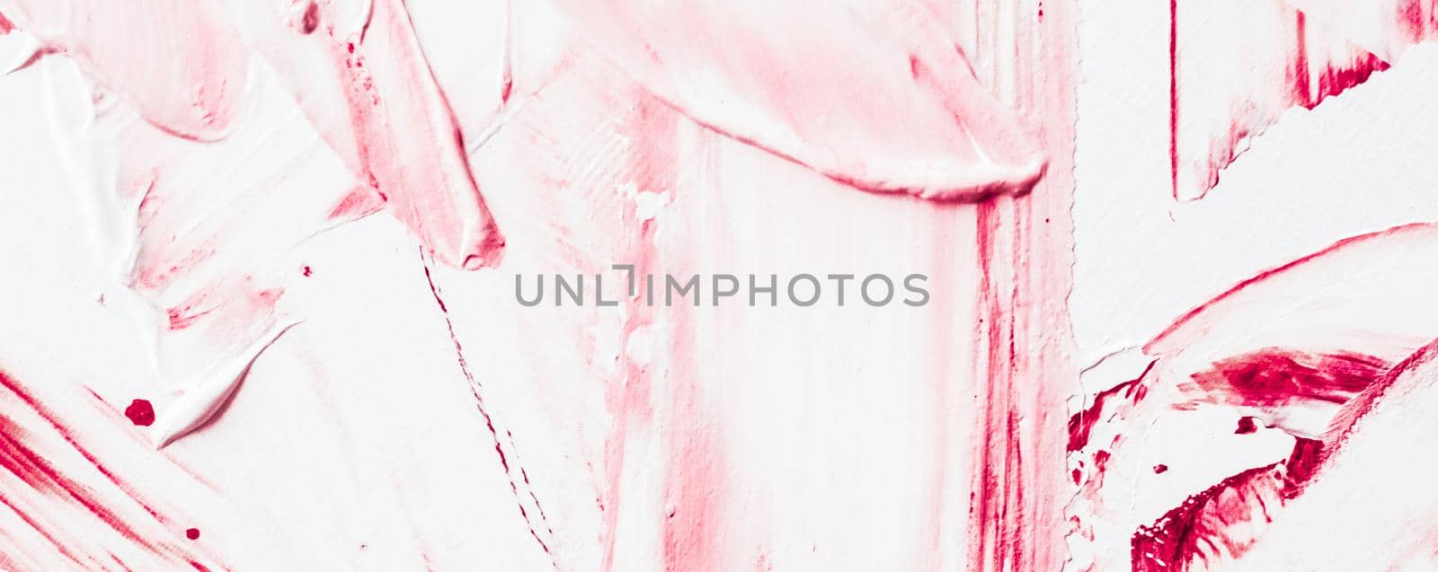 Artistic abstract texture background, pink acrylic paint brush stroke, textured ink oil splash as print backdrop for luxury holiday brand, flatlay banner design by Anneleven