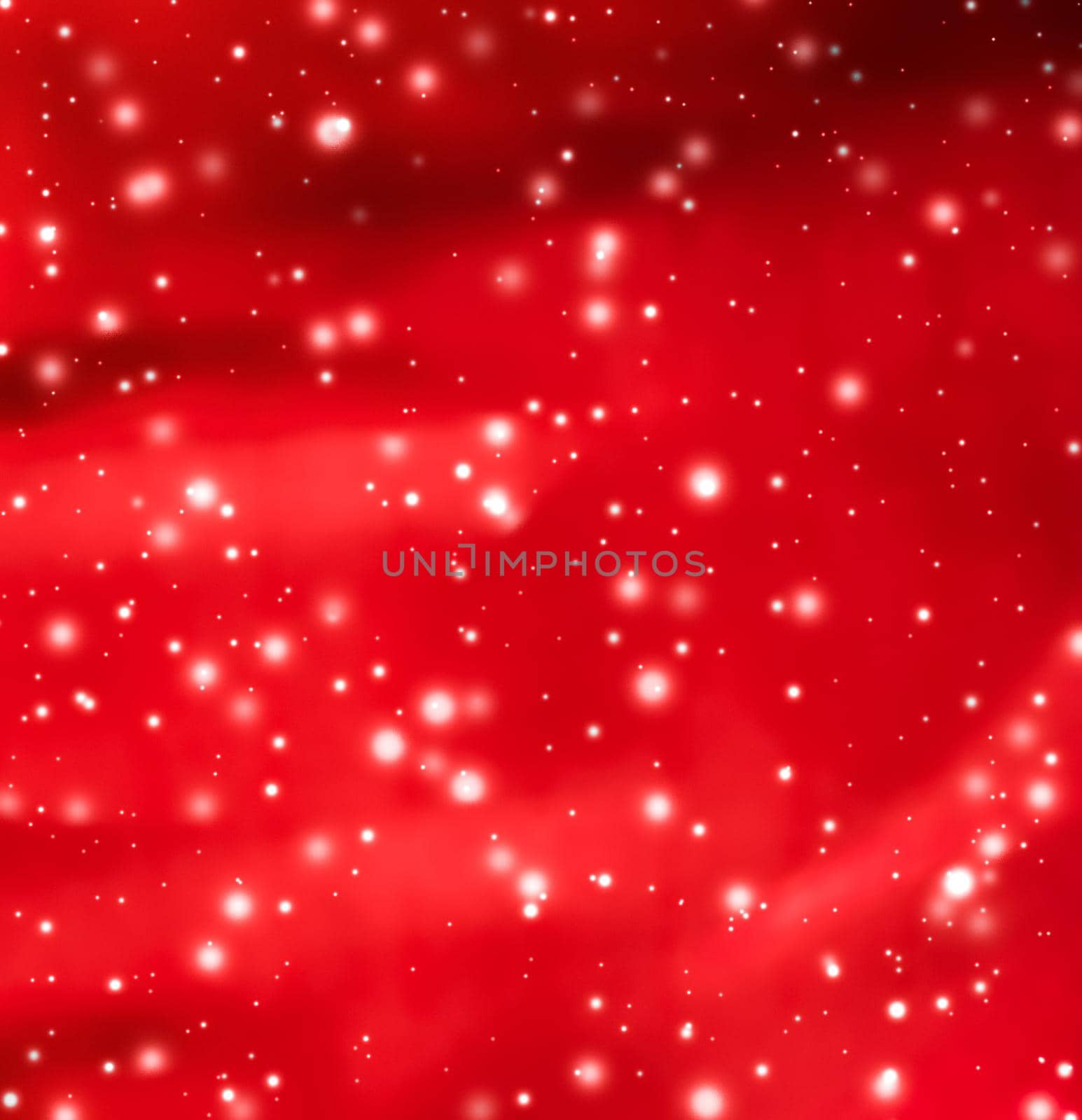 Branding, magic and festive concept - Christmas, New Years and Valentines Day red abstract background, holidays card design, shiny snow glitter as winter season sale backdrop for luxury beauty brand