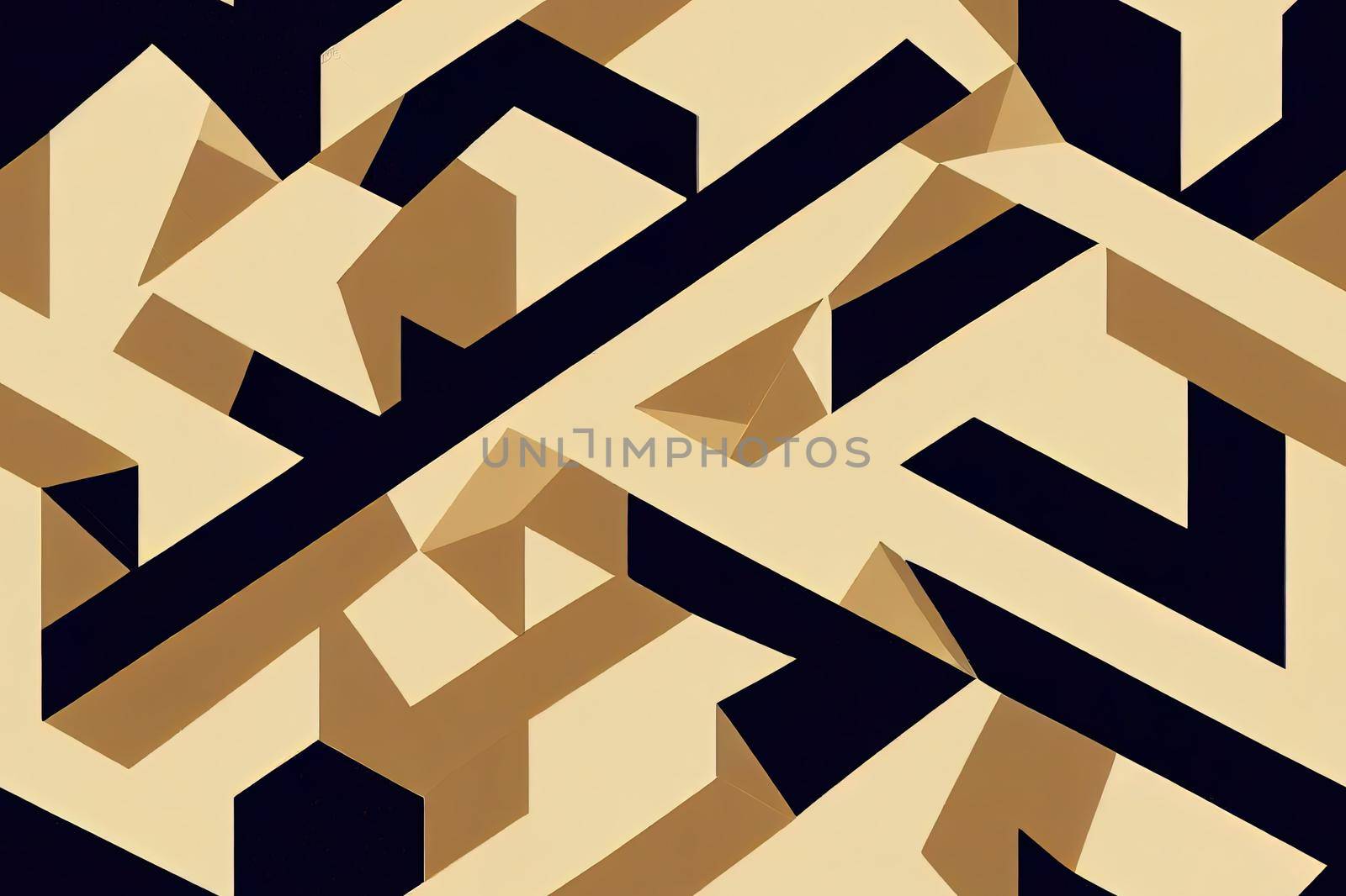 seamless pattern. Modern stylish texture. Repeating geometric tiles with halves of hexagons. Contemporary graphic design. Trendy hipster monochrome print.