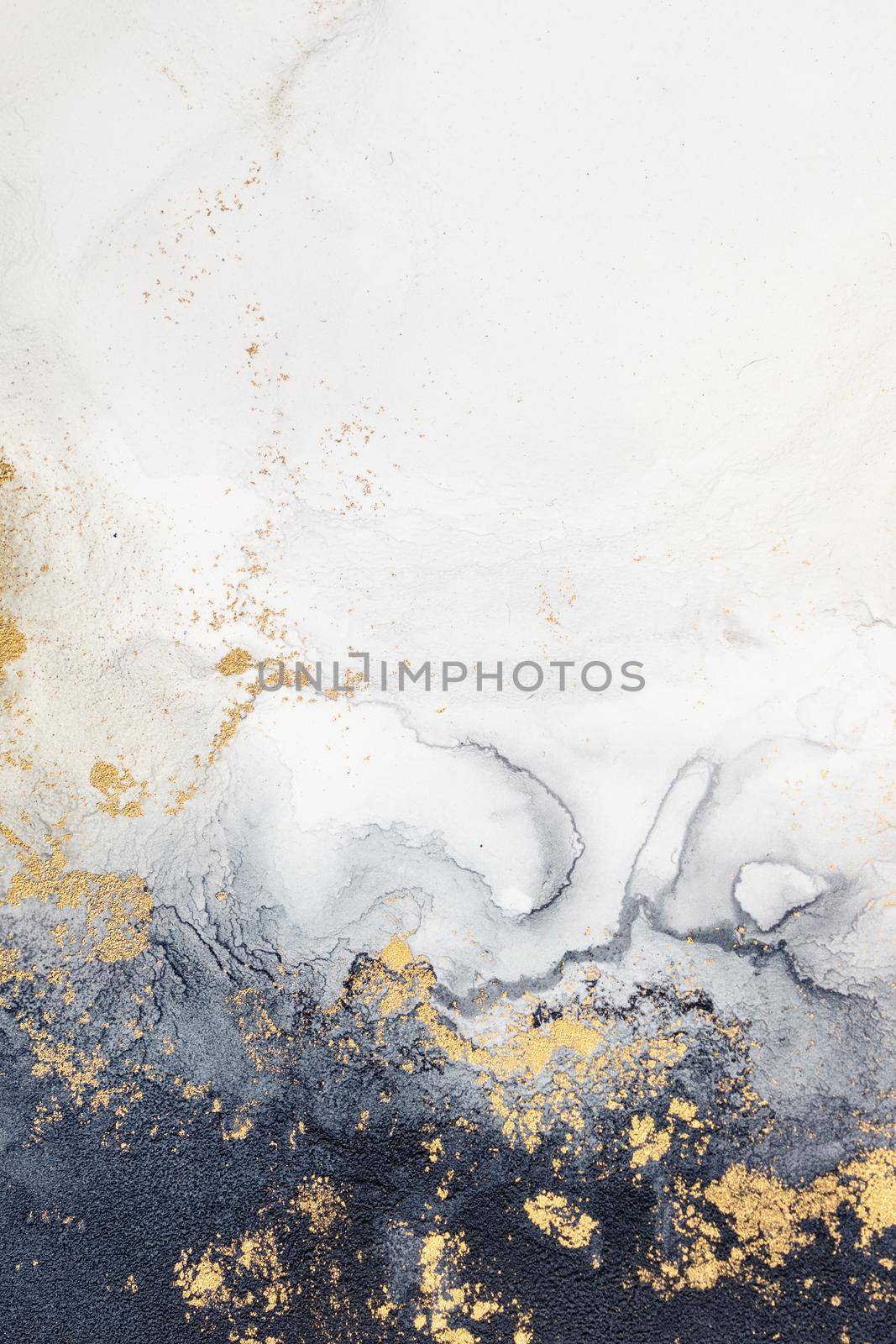 Marble ink abstract art from exquisite original painting for abstract background by biancoblue