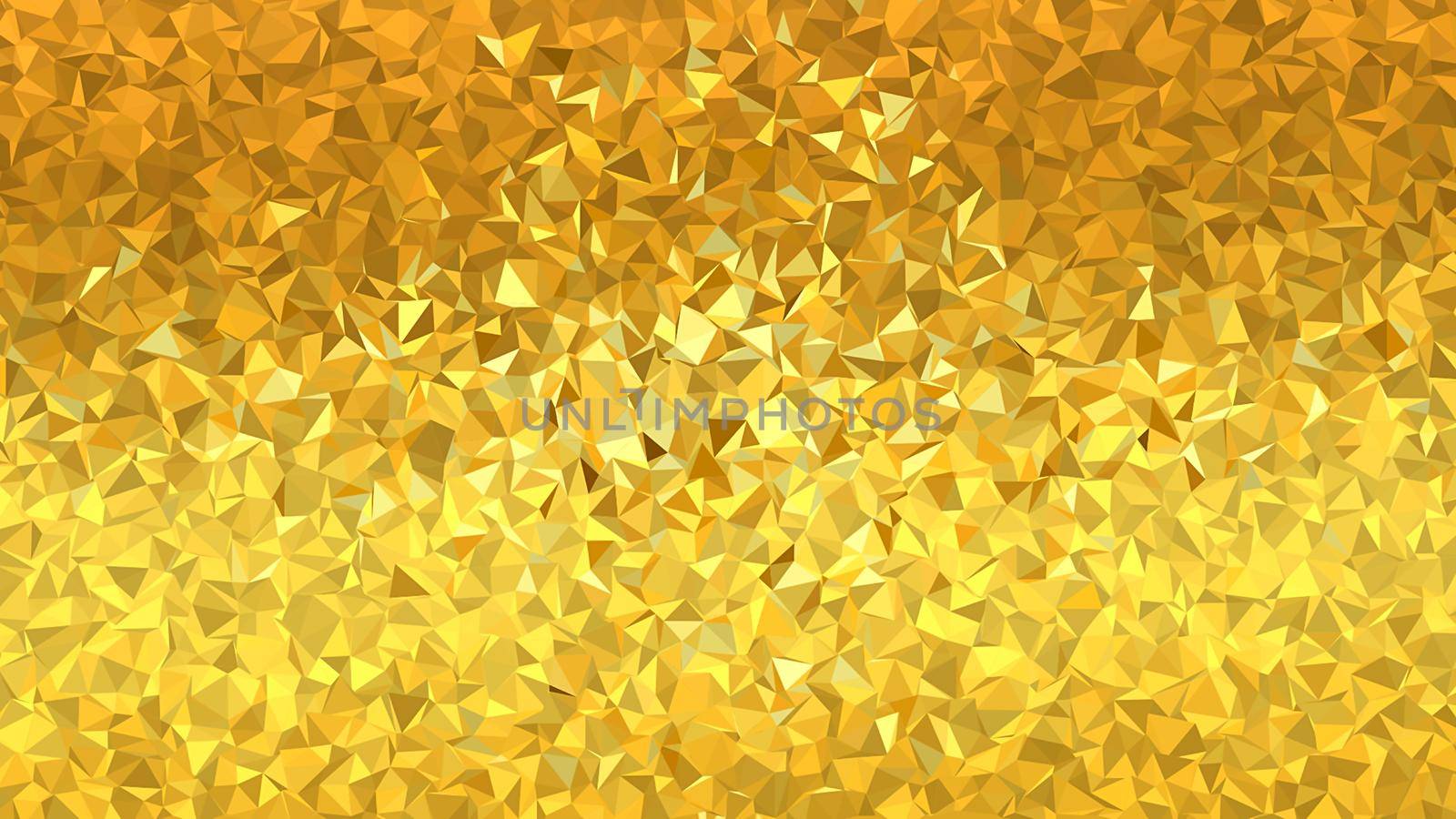 Abstract textural geometric polygonal gold background. Design, art