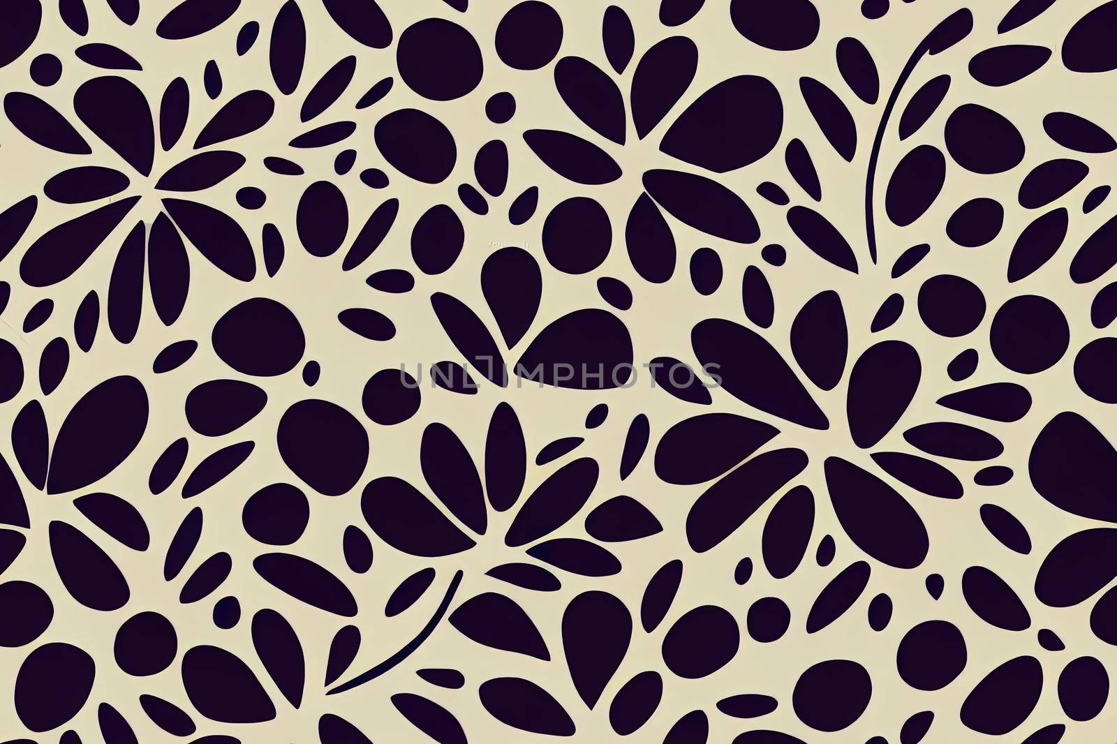 Abstract floral camouflage. Seamless pattern.Modern animal skin pattern with flower shapes . Creative contemporary floral seamless pattern.