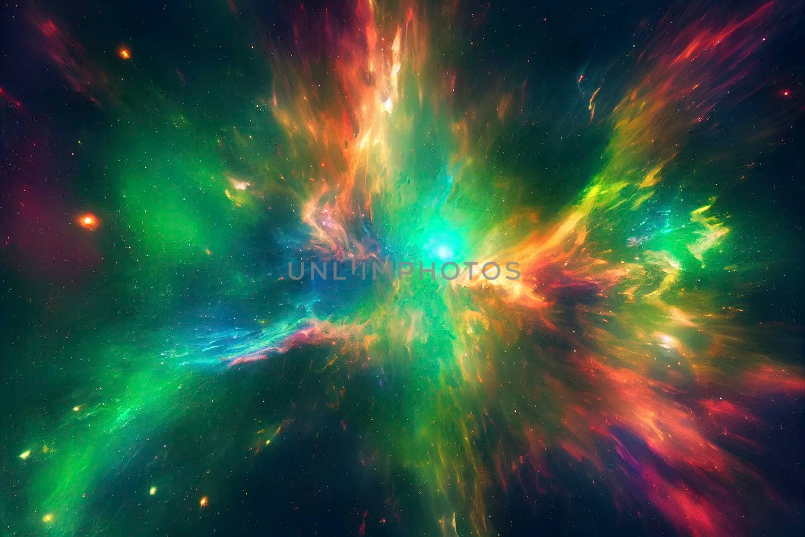 abstract space background. cosmos, stars and nebuba. by jbruiz78