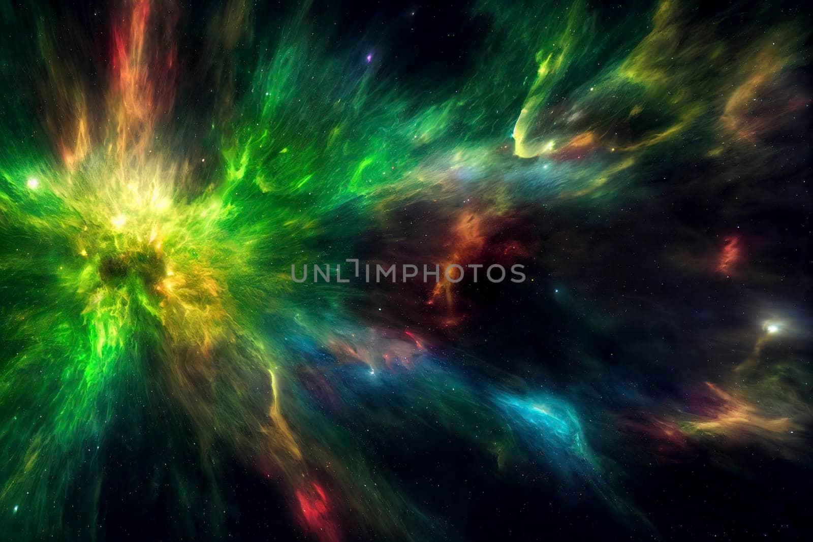 Computer Generated image of outer space. Star field on nebulae abstract background image. Night sky outer space wallpaper. by jbruiz78