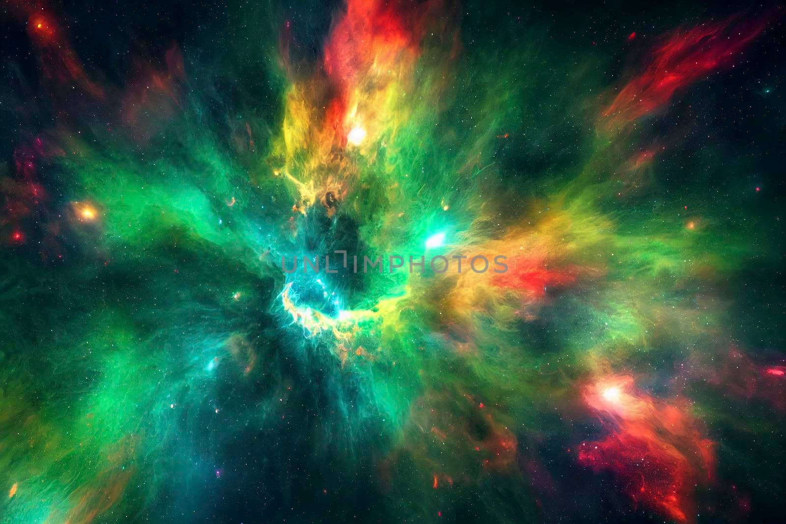 Deep space. Science fiction wallpaper, planets, stars, galaxies and nebulas in awesome cosmic image