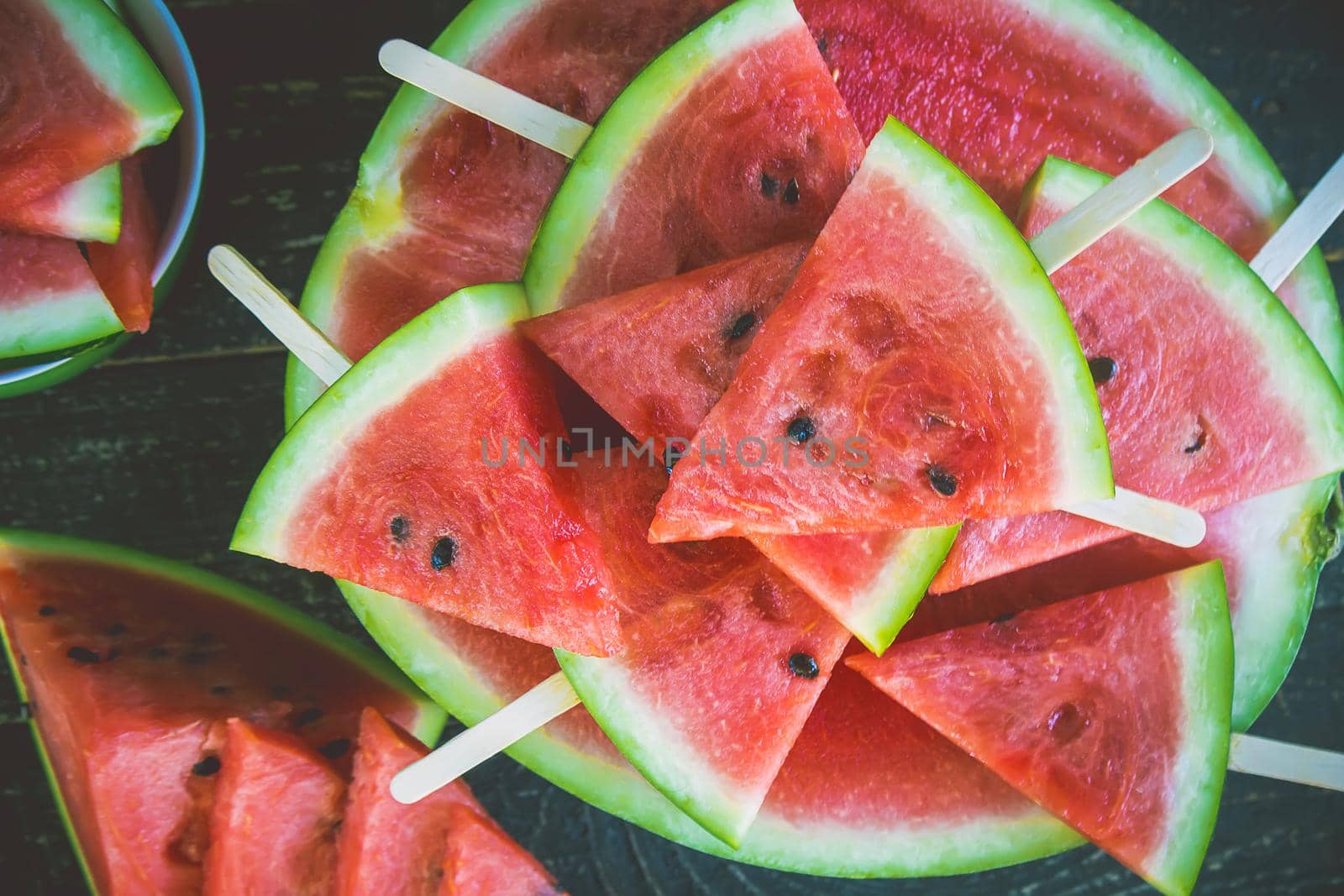 Watermelon. Food and drink. Selective focus. nature. by yanadjana