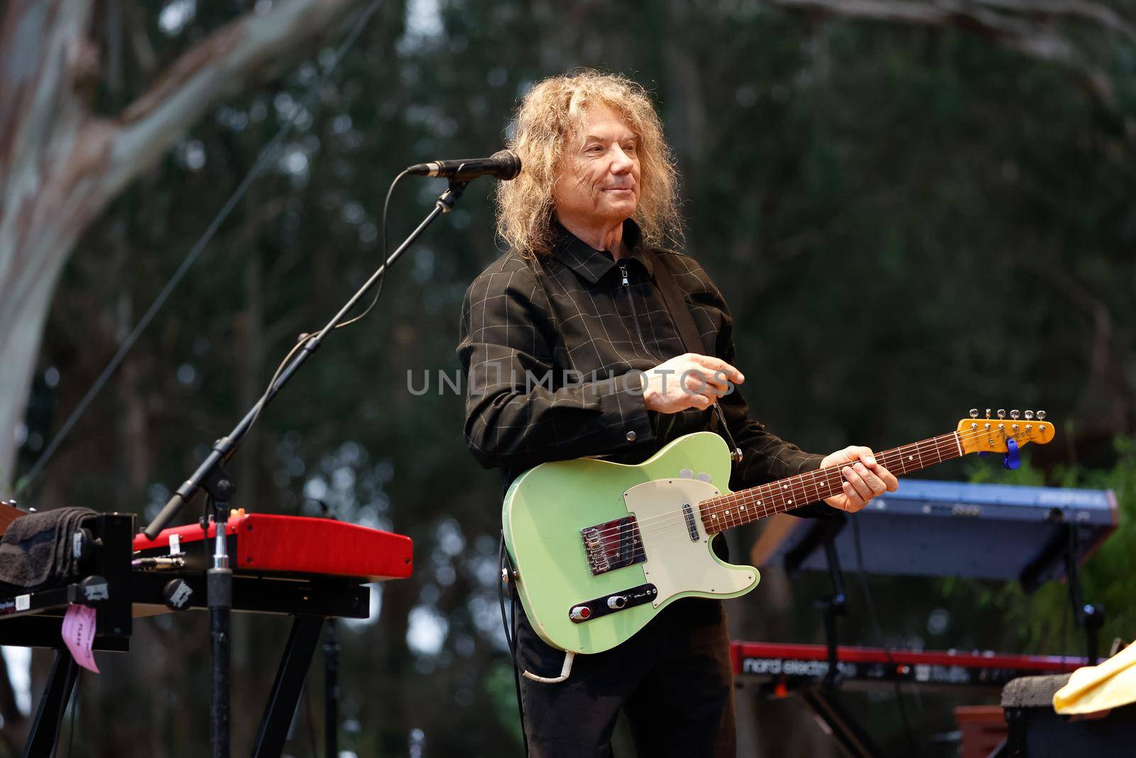 San Francisco, CA, 1st October, 2022, Jerry Harrison performs at the 2022 Hardly Strictly Bluegrass Festival in Golden Gate Park. Harrison is a member of the Rock and Roll Hall of Fame.