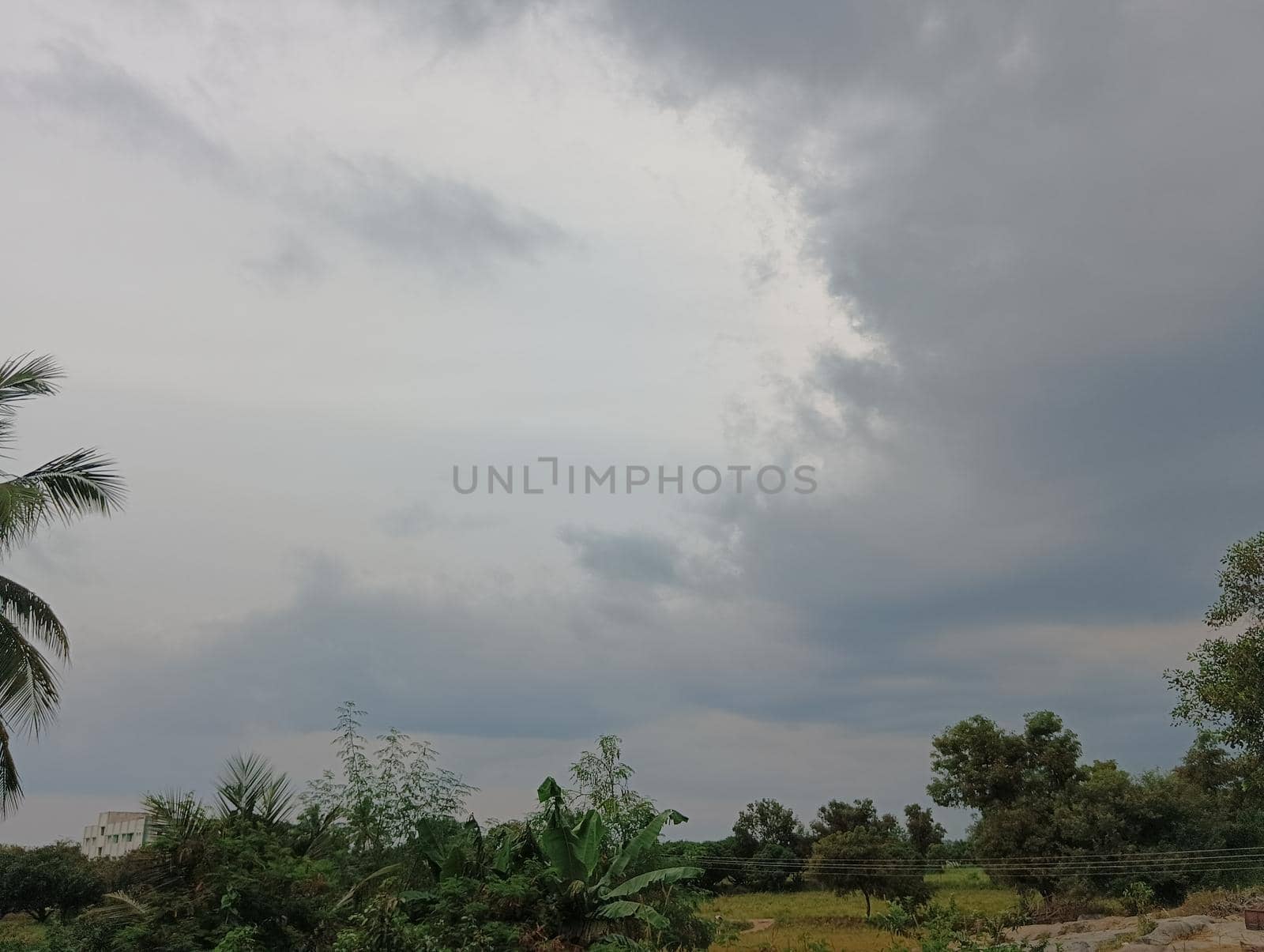 Black cloudy sky clouds before rain. High quality image,this is how clouds look before raining in the evening
