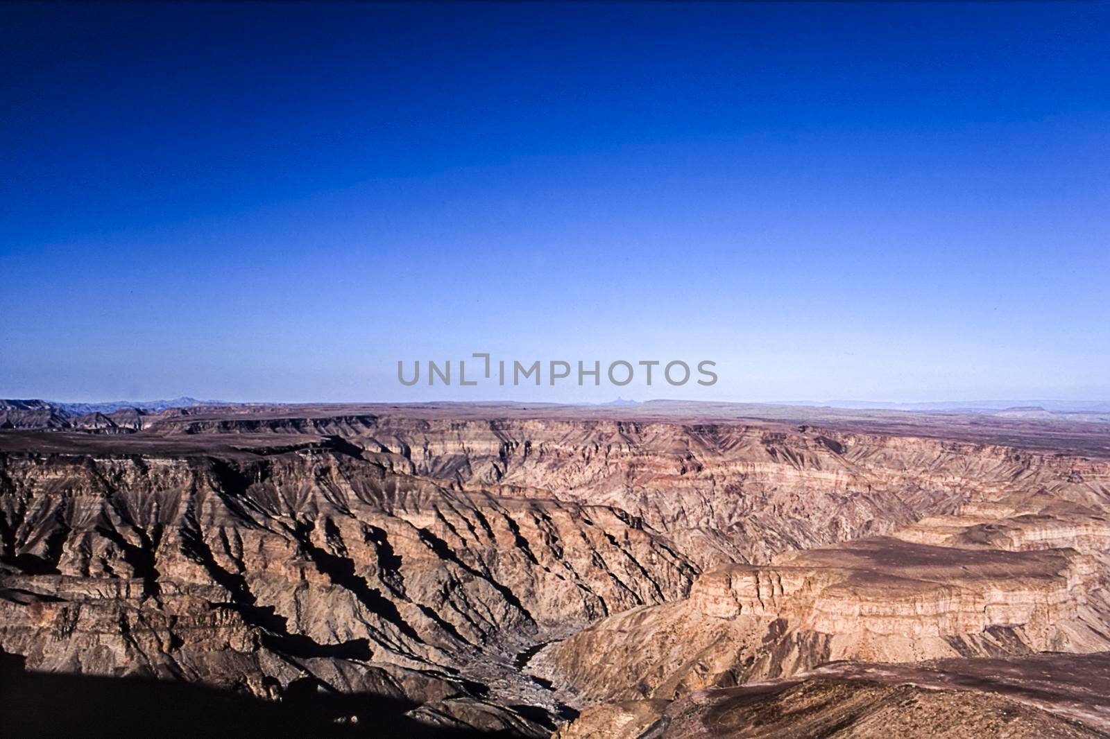 view of fish river canyon, karas, namibia, africa
