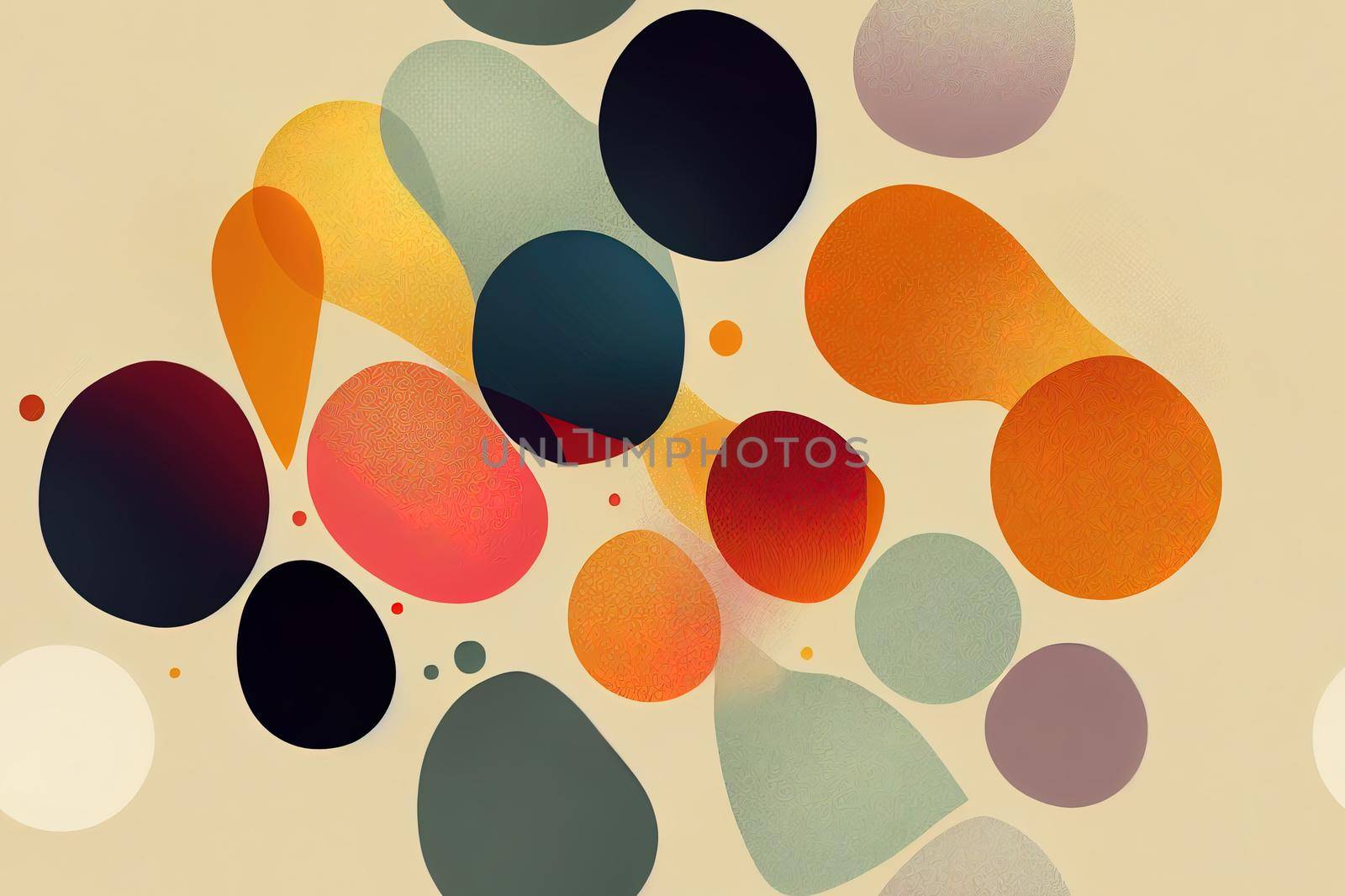 Seamless pattern with colorful blots.. High quality illustration