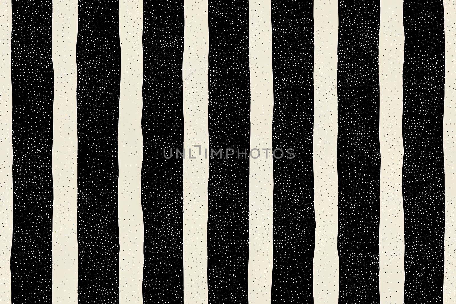 Seamless Vertical Stripe Pattern. Black and White Background. Dotted Line Graphic Design. High quality illustration