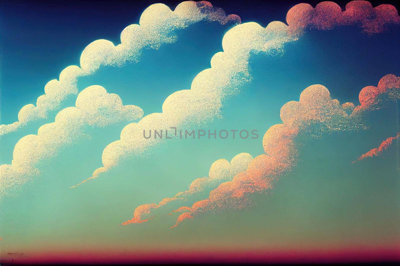 Sunshine clouds sky during morning background. Blue,white pastel heaven,soft by 2ragon