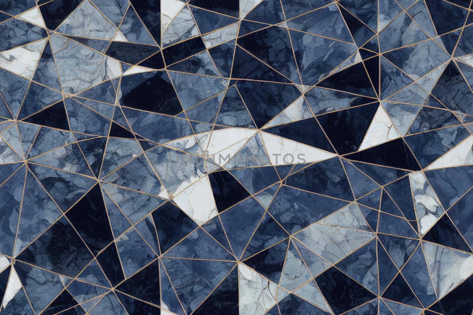 Blue marble texture. Abstract seamless background. Natural stone pattern. by 2ragon