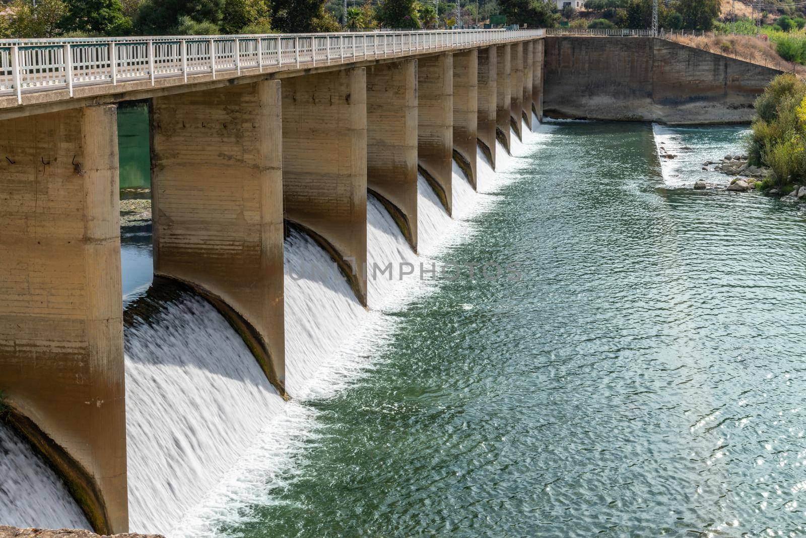 water released from hydroelectric power station