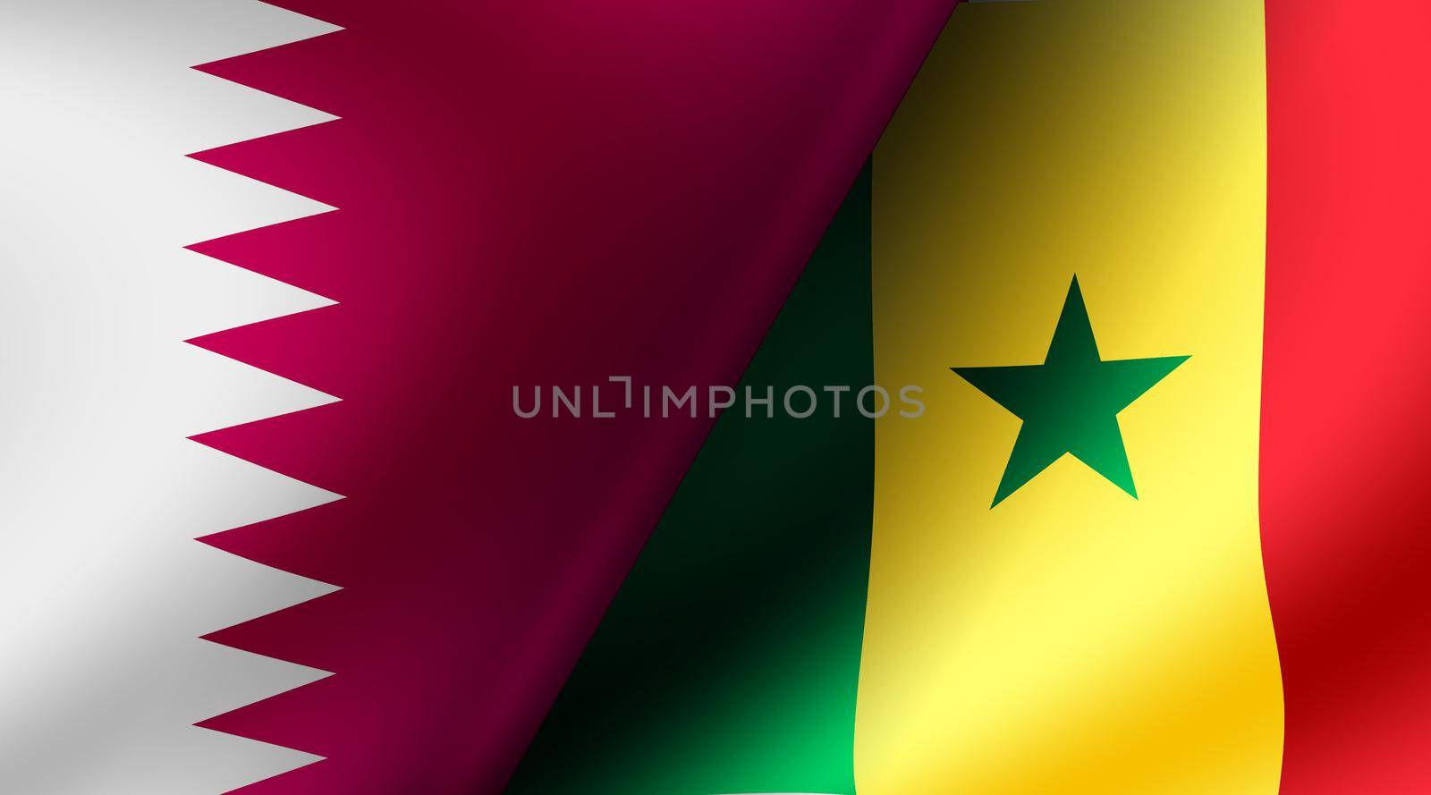 Football 2022 | Group Stage Match Cards ( Qatar VS Senegal ) by barks