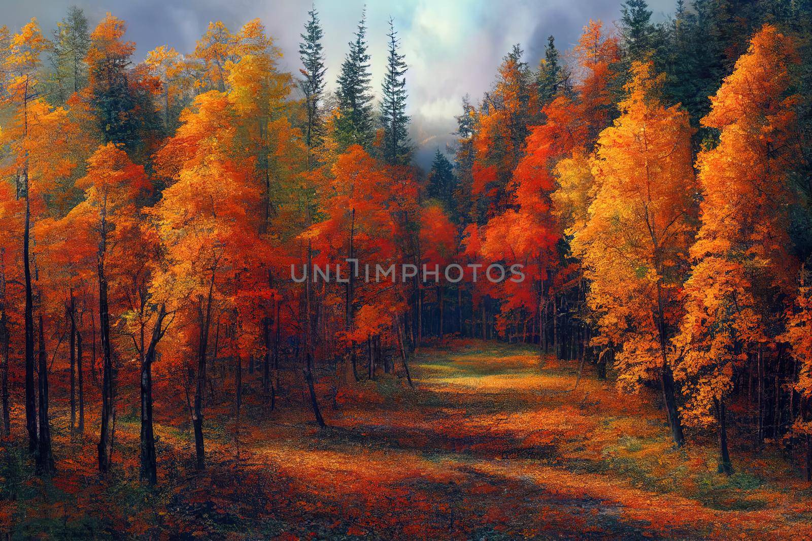 karelia russia autumn woods forest by 2ragon