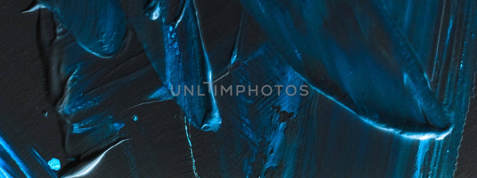 Art, branding and vintage concept - Artistic abstract texture background, blue acrylic paint brush stroke, textured ink oil splash as print backdrop for luxury holiday brand, flatlay banner design