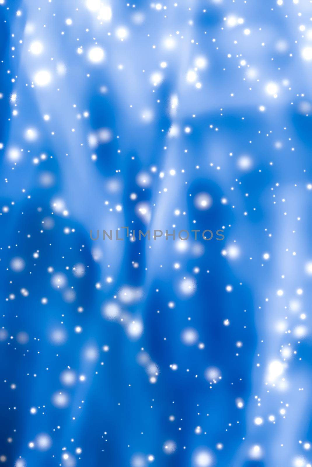 Christmas, New Years and Valentines Day blue abstract background, holidays card design, shiny snow glitter as winter season sale backdrop for luxury beauty brand by Anneleven