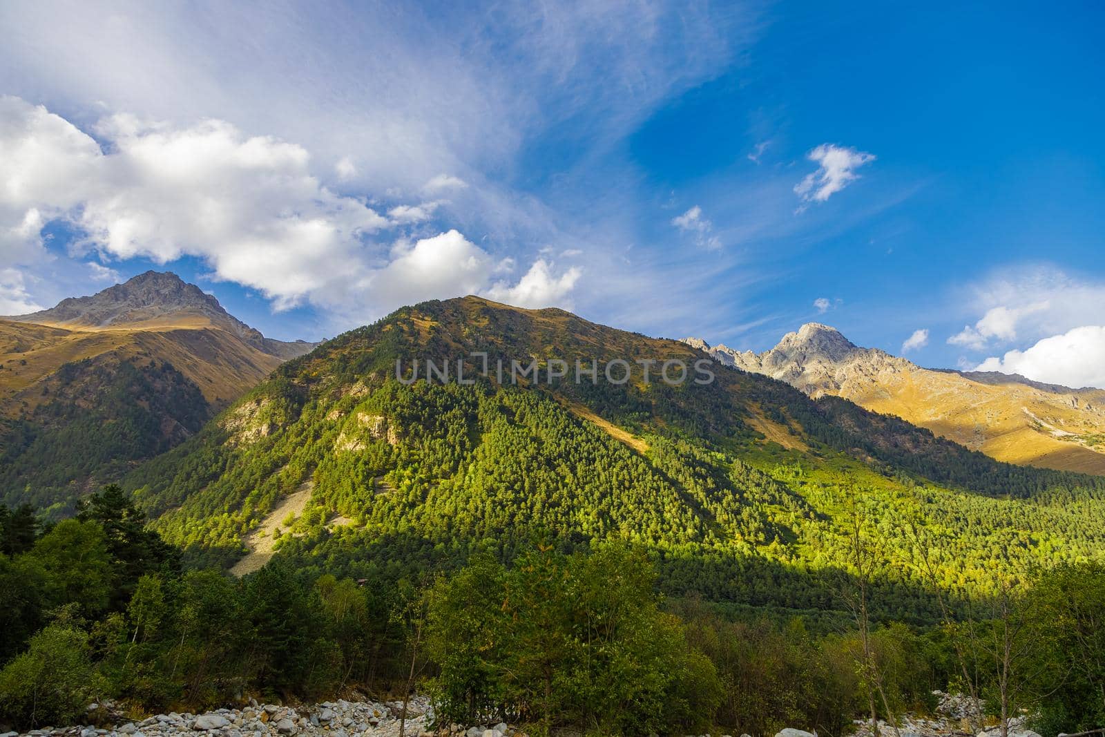 North Caucasus, high mountains of Ossetia