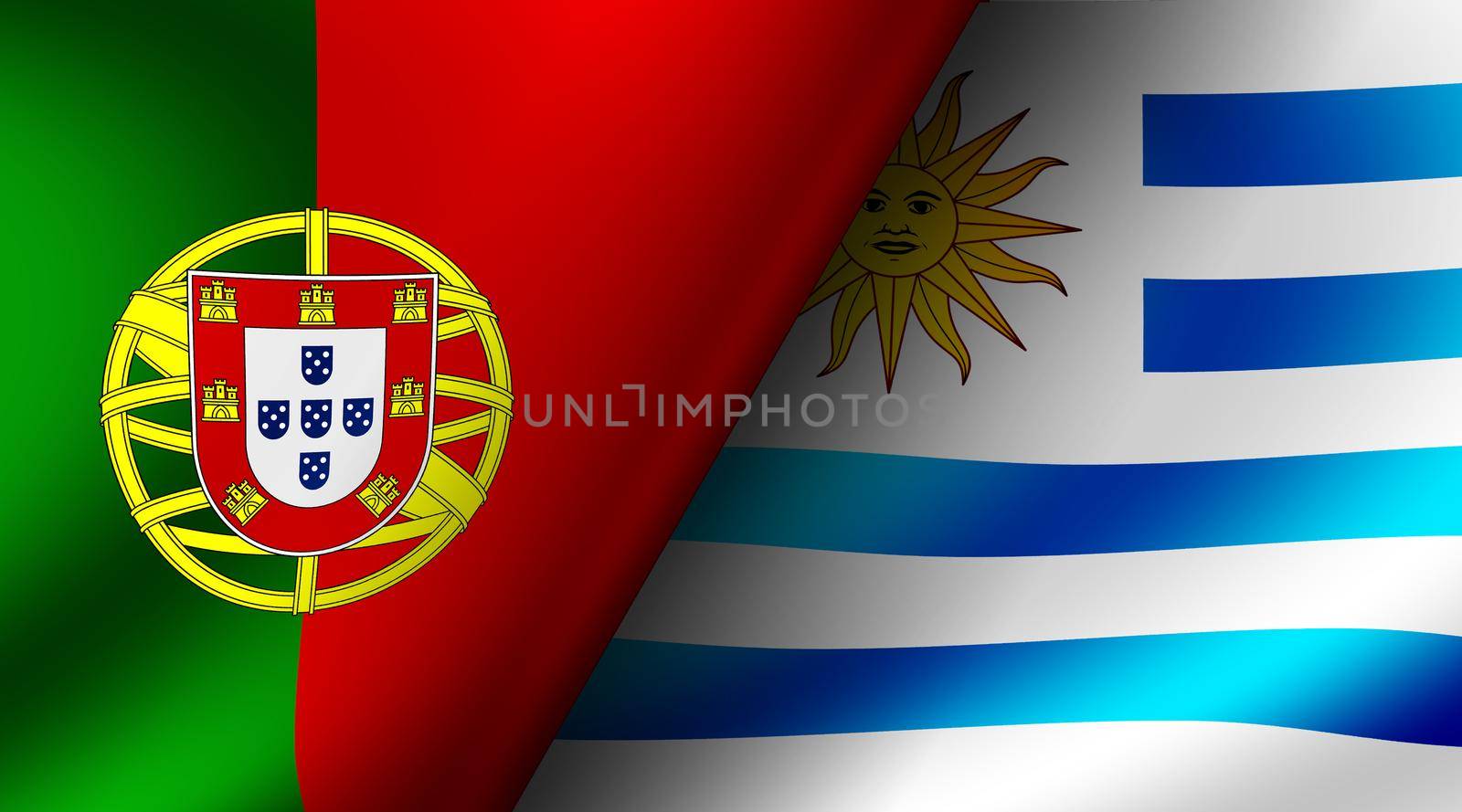 Football 2022 | Group Stage Match Cards (Portugal VS Uruguay) by barks