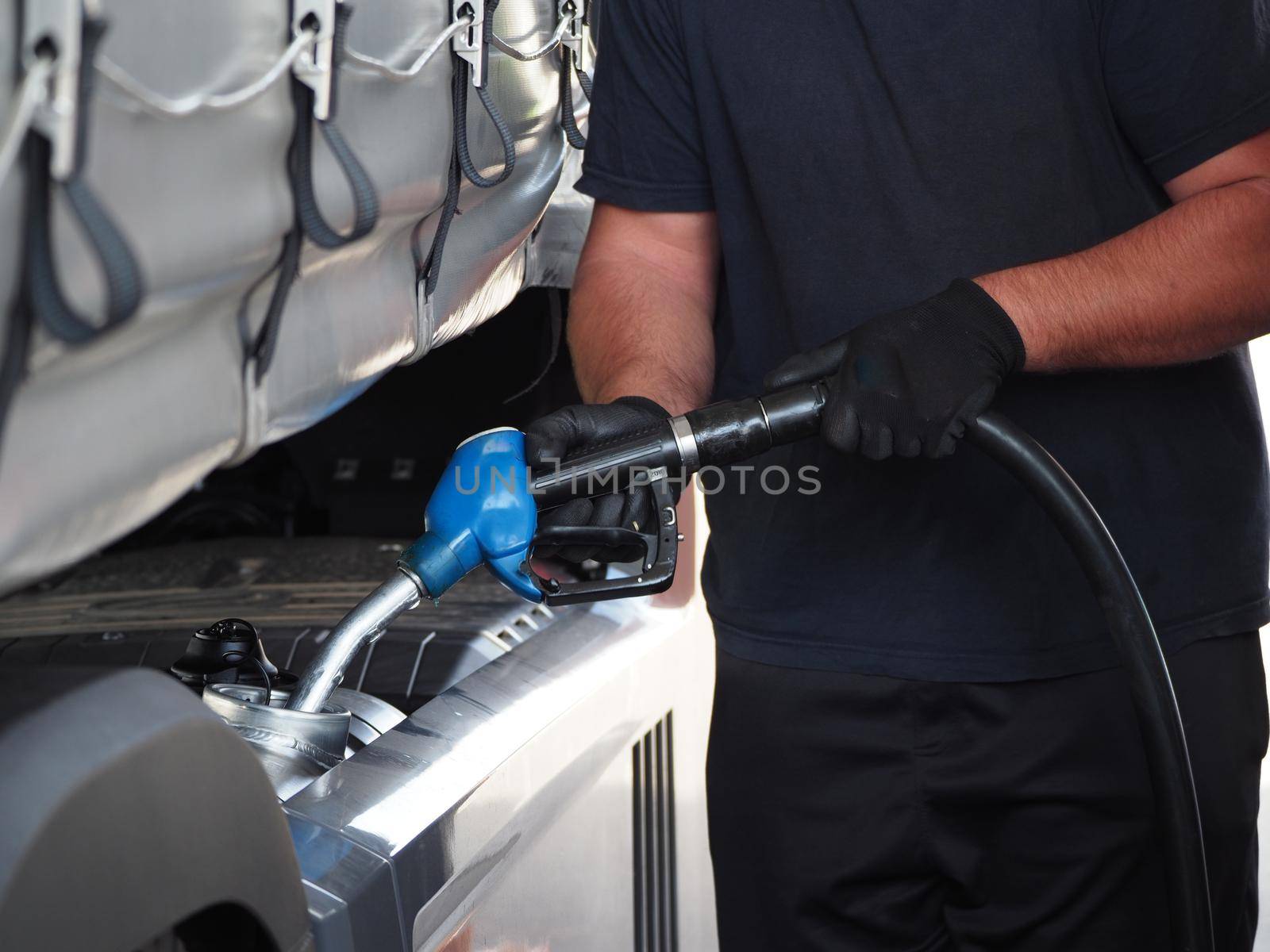 Petrol and diesel filling stations and cars