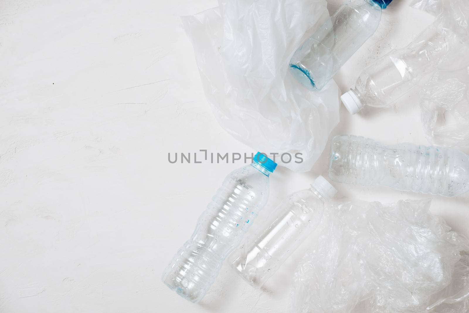 collection of various plastic bags isolated on white background by makidotvn