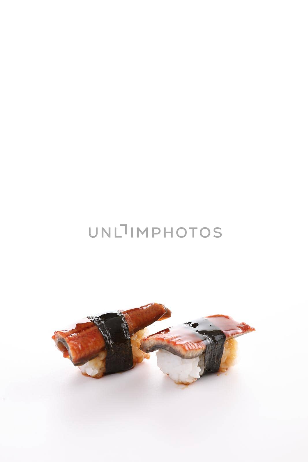eel sushi eel nigiri sushi japanese food isolated in white background by piyato