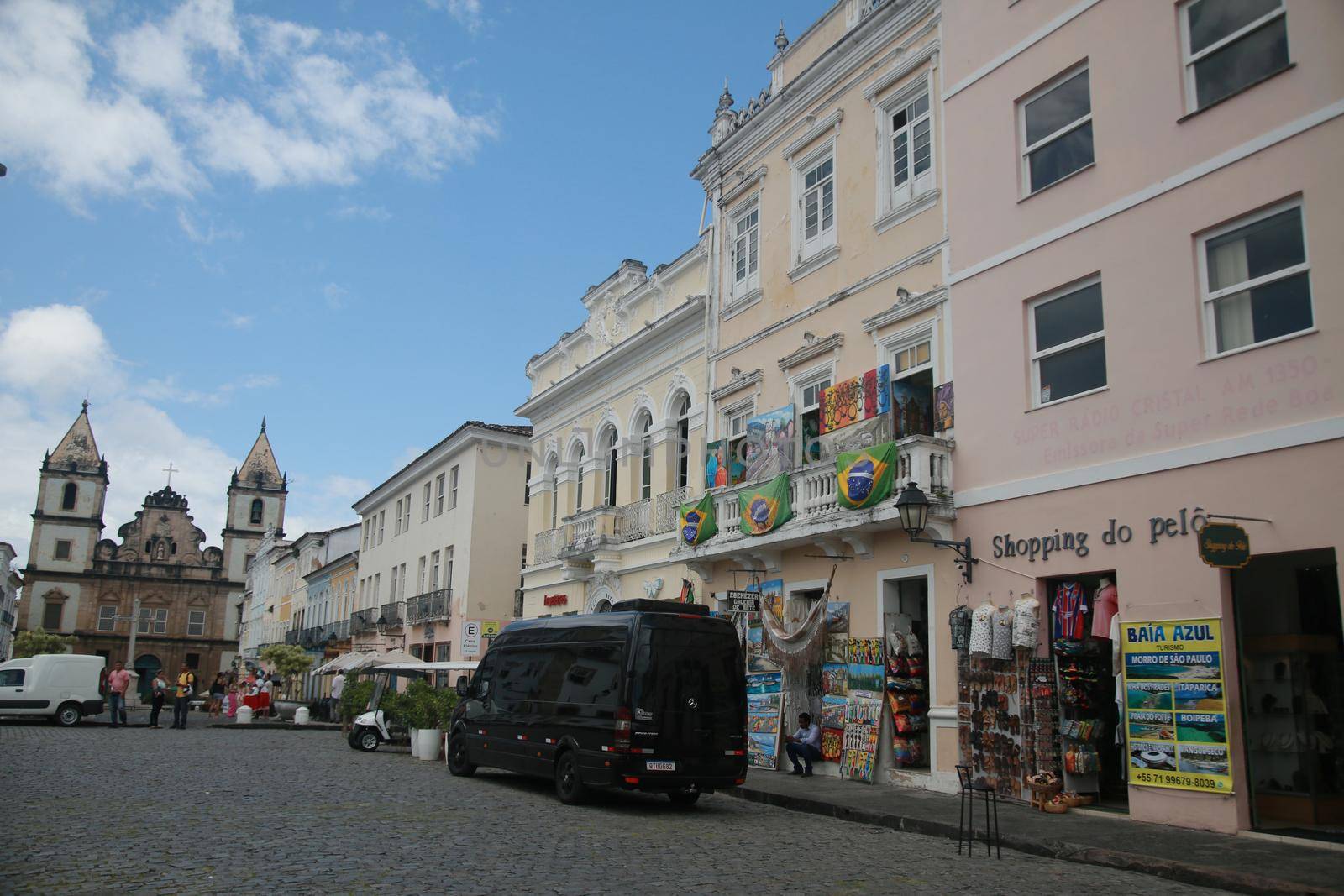 salvador, bahia, brazil - september 28, 2022: view of a souvenir shop in Pelourinho, historic center of the city of Salvador.