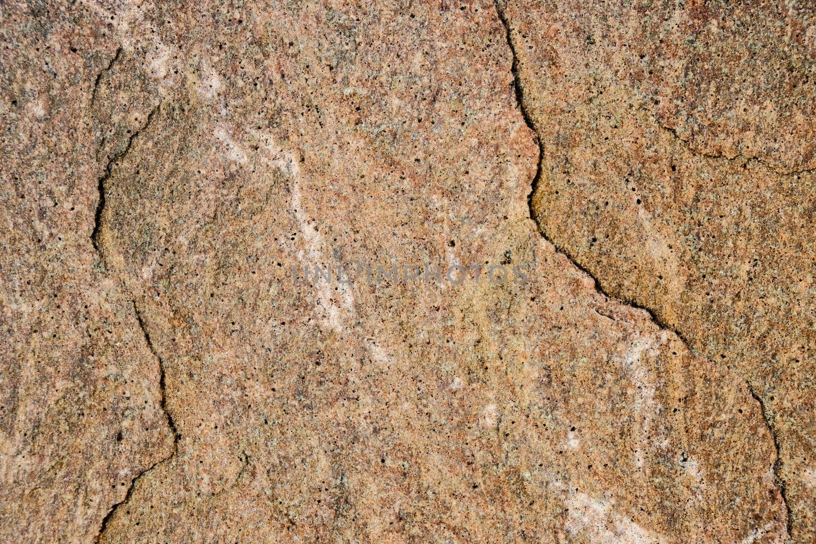 Damaged stone slabs with cracks close-up. by gelog67