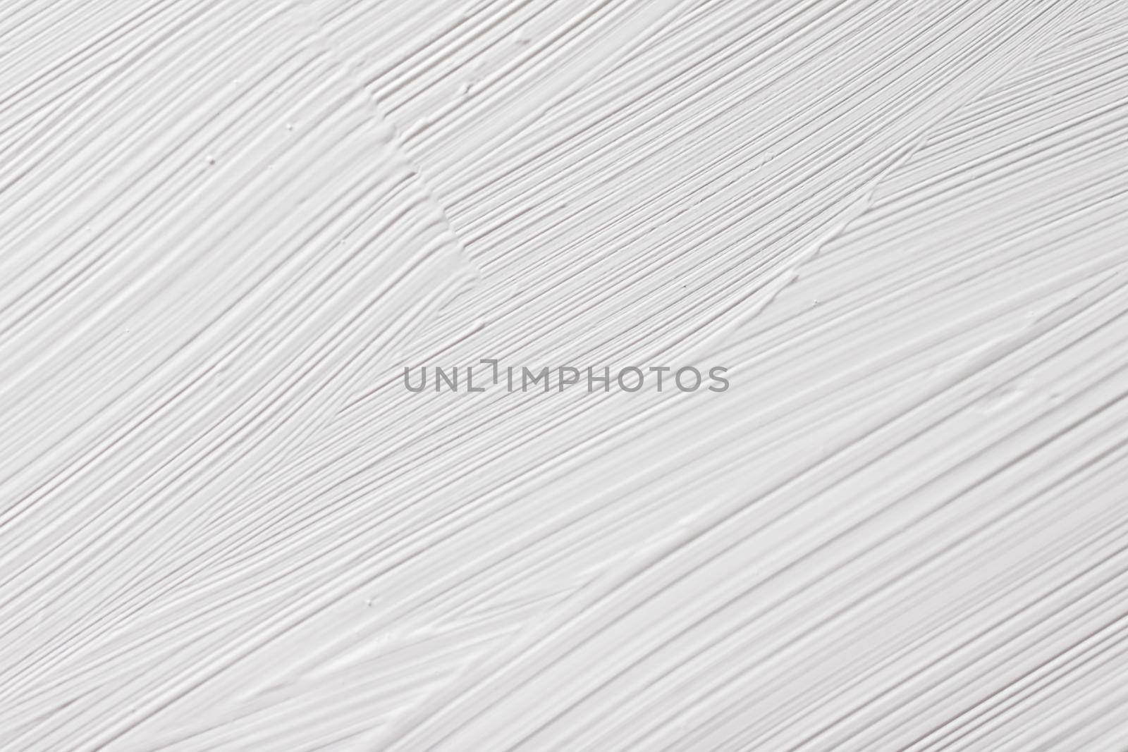 Art, branding and makeup concept - Cosmetics abstract texture background, white acrylic paint brush stroke, textured cream product as make-up backdrop for luxury beauty brand, holiday banner design