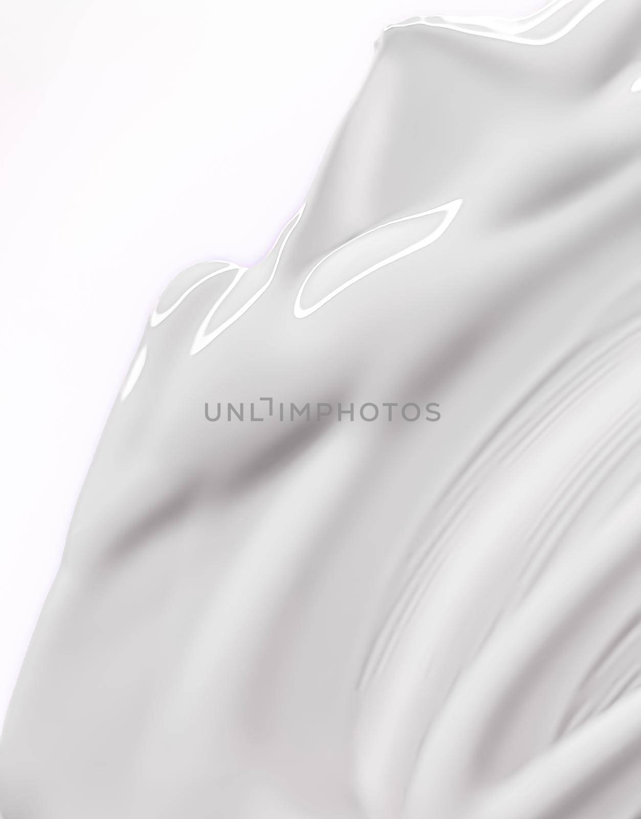 Glossy white cosmetic texture as beauty make-up product background, cosmetics and luxury makeup brand design by Anneleven