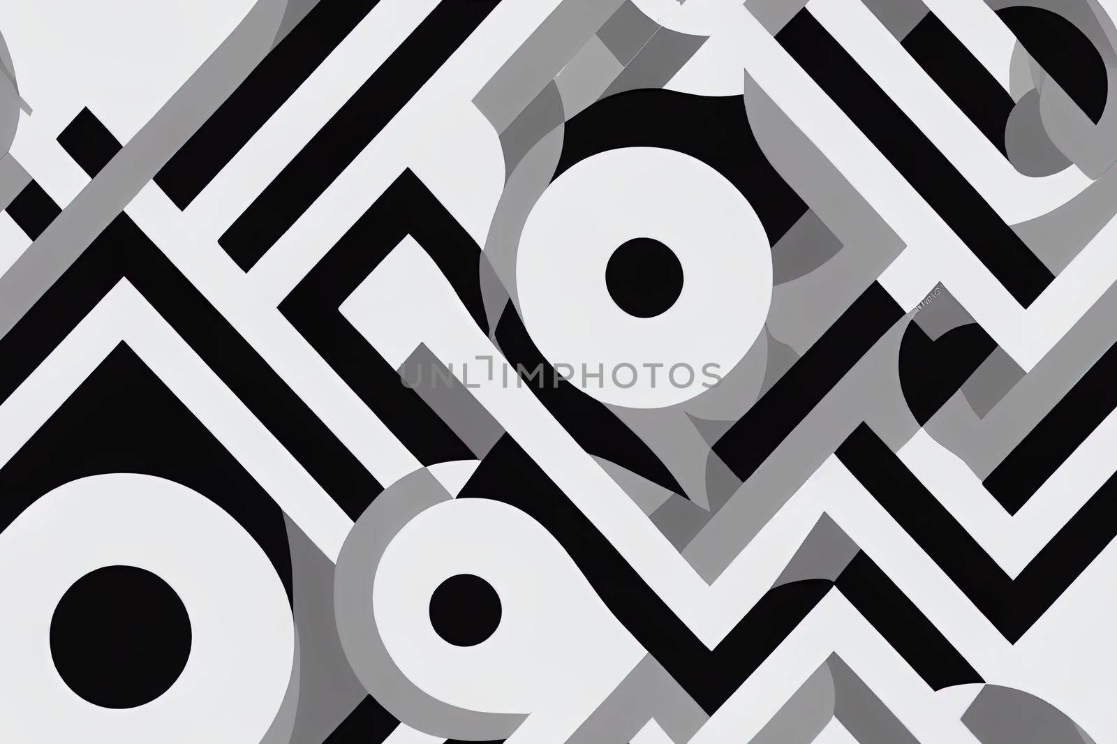 Abstract geometric pattern with stripes, lines. Seamless 2d background. High quality 2d illustration. by 2ragon