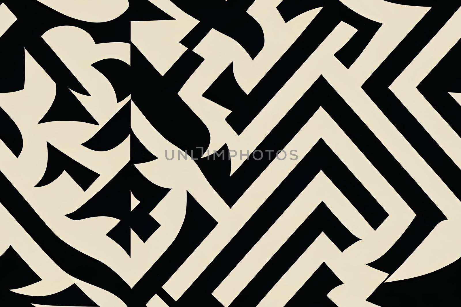2d seamless pattern. Modern stylish texture. Repeating geometric tiles with volume diagonal zigzag