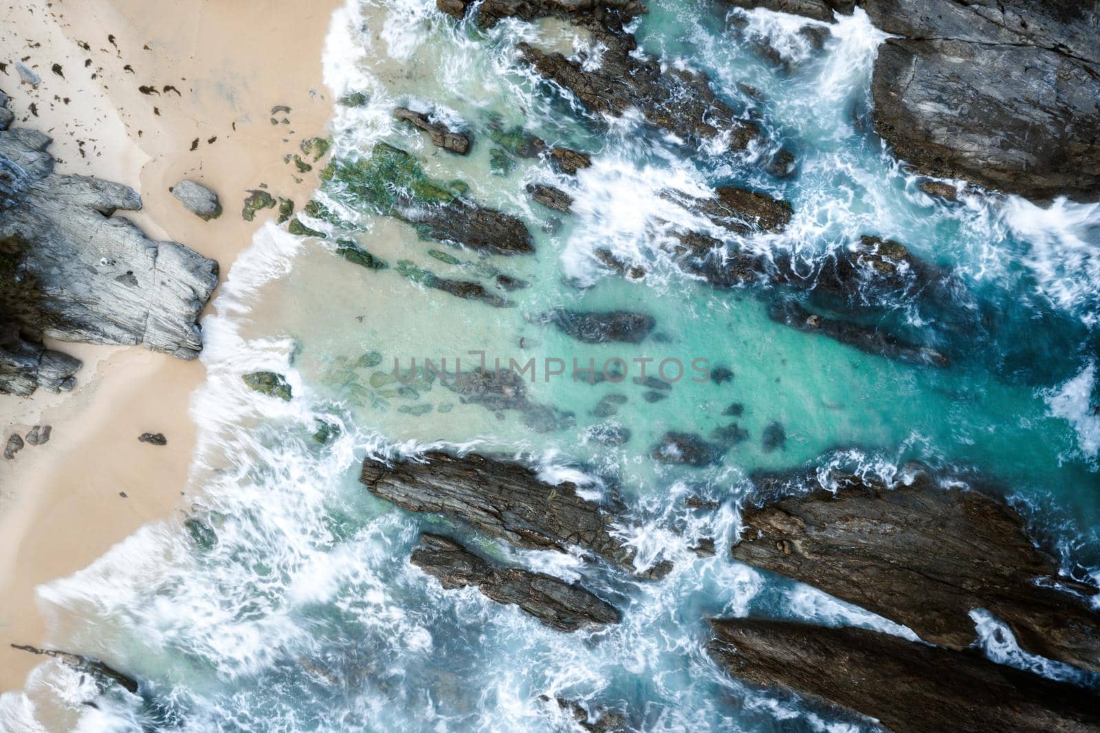 The many rocky beaches around the Narooma coastline in Australia