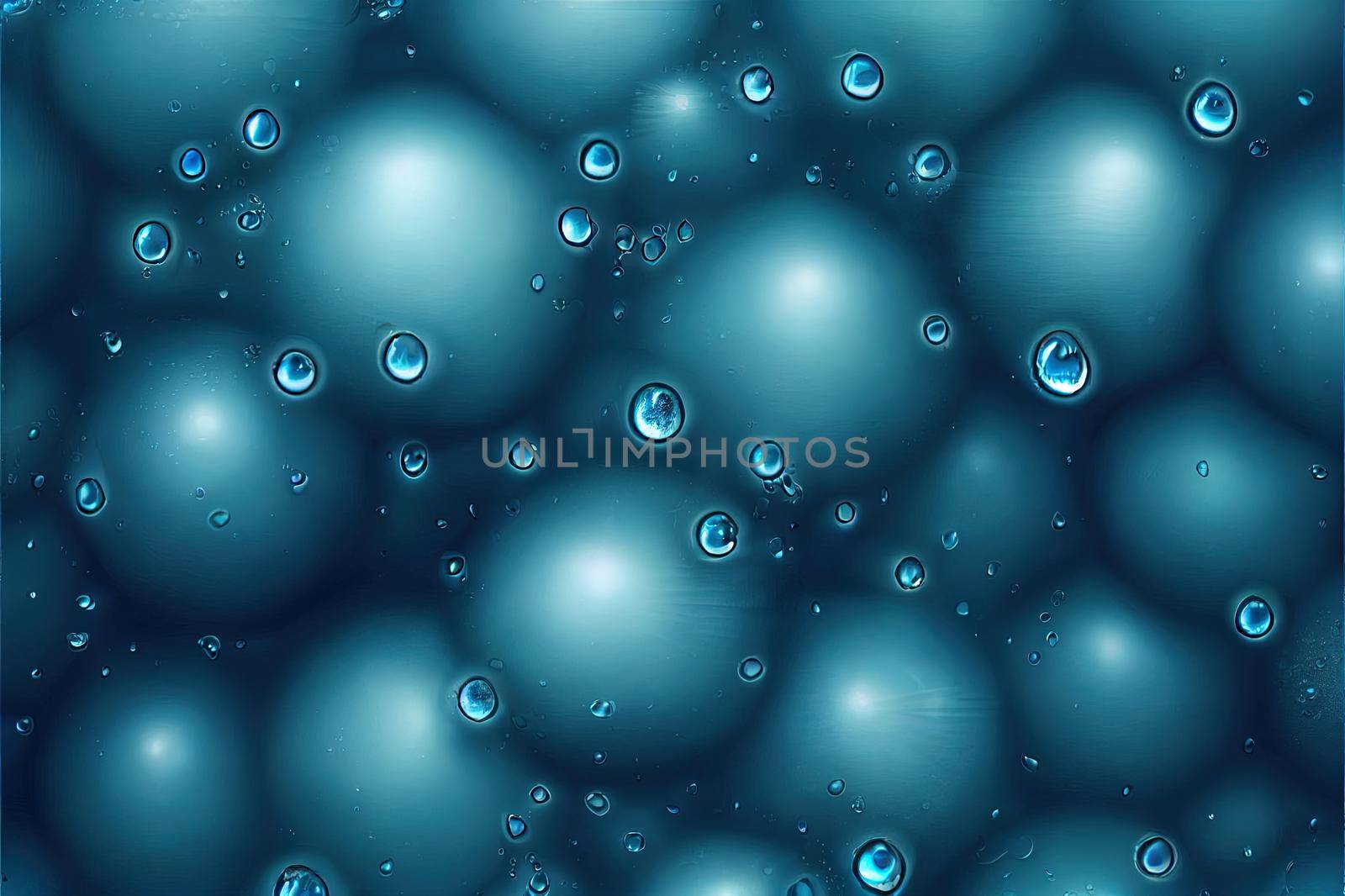 Blue water drops background by 2ragon