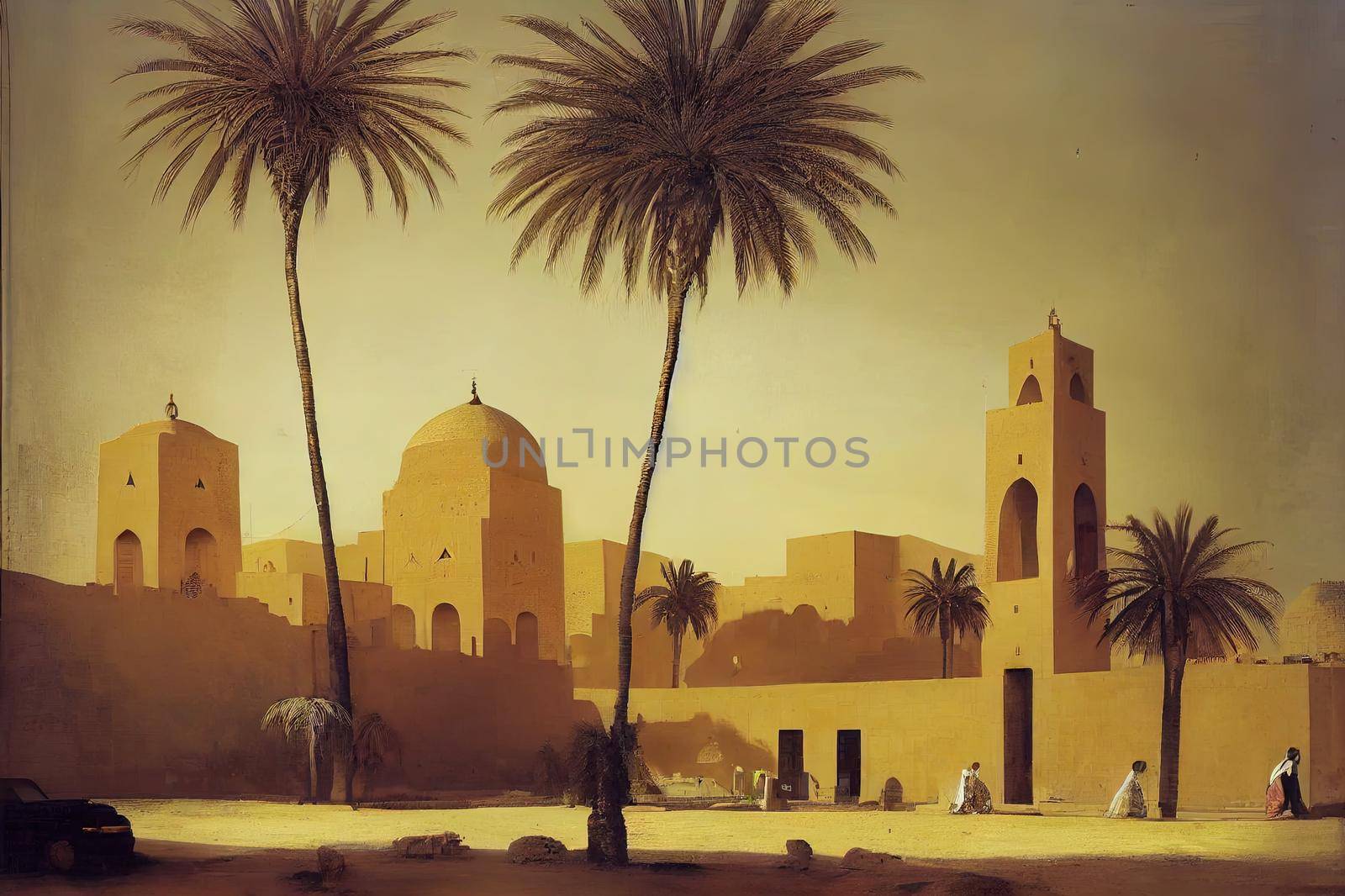 The city of Al Ahsa is located in eastern Saudi Arabia. It is characterized by palm trees and heritage sites