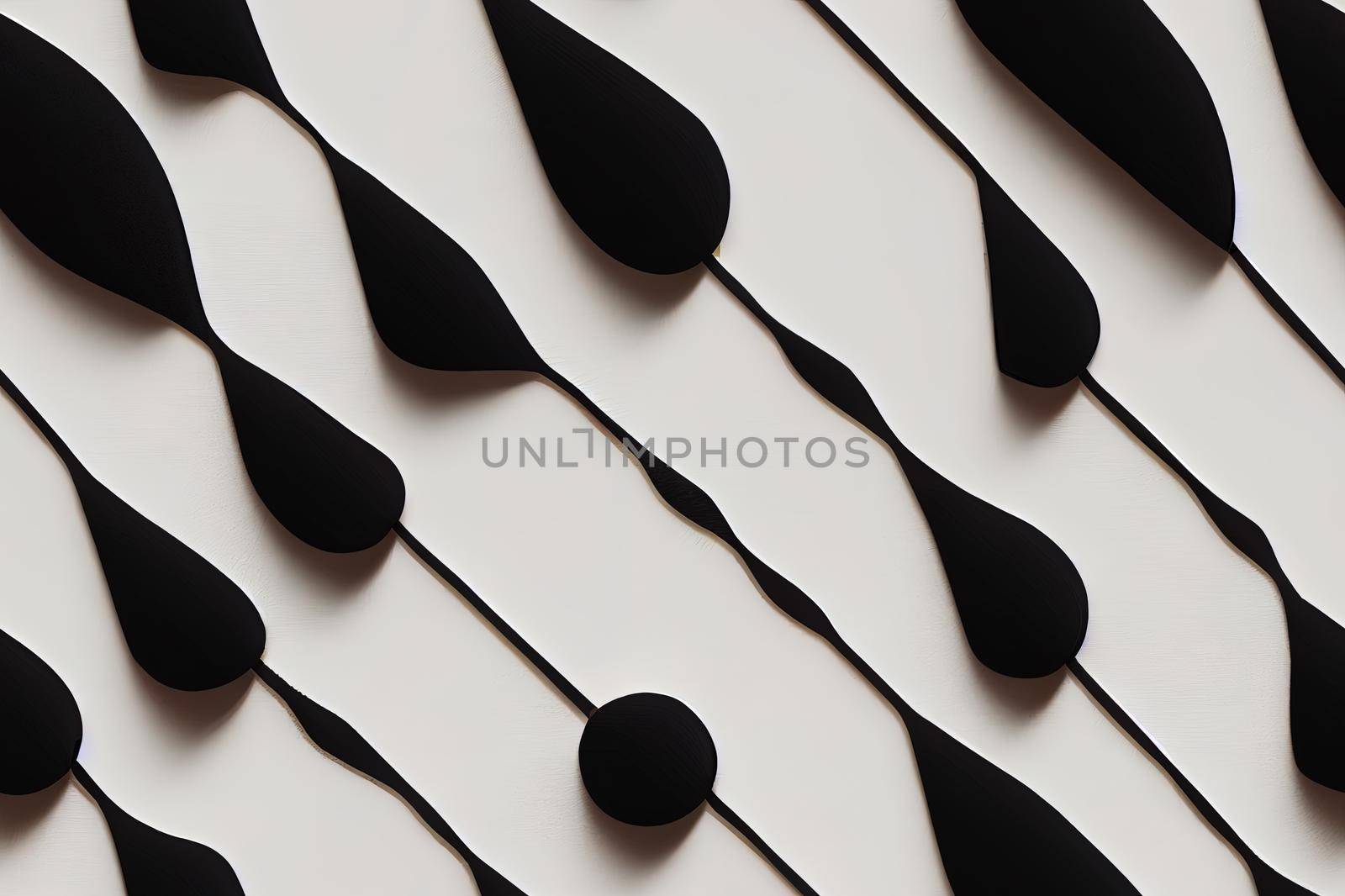 Seamless trendy arrow pattern. Black and white arrows with modern scandinavian style.