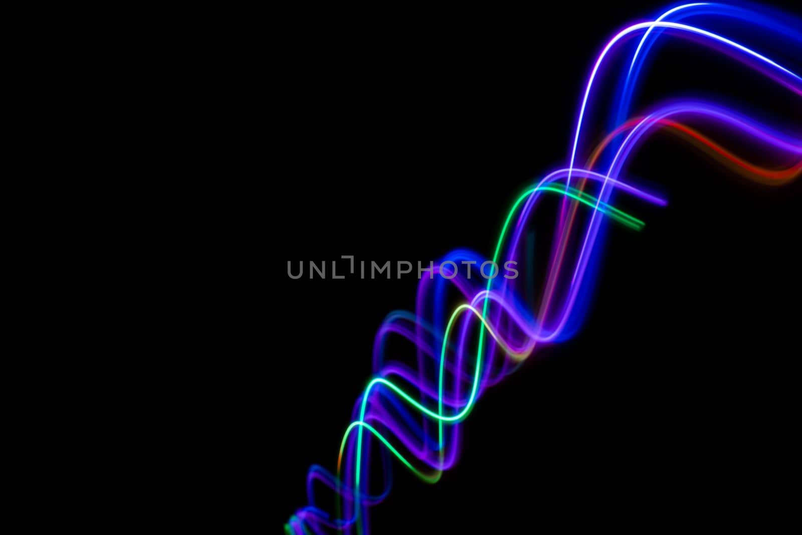 Neon design elements light glow and flash technology abstract background. Fractal lights moving fast. Speed concept. High quality photo