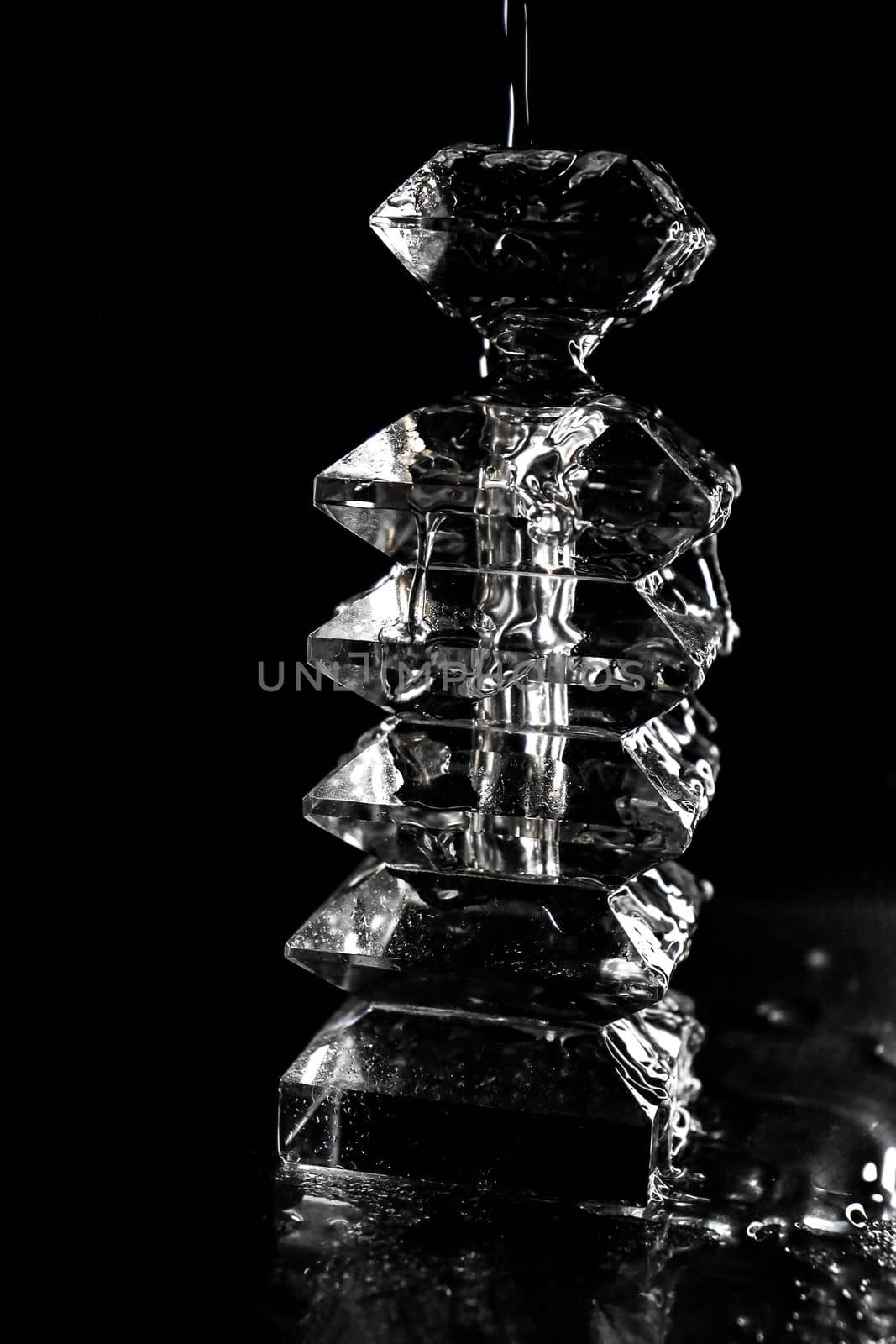 Crystal Glass Splash Product Photography. High quality photo
