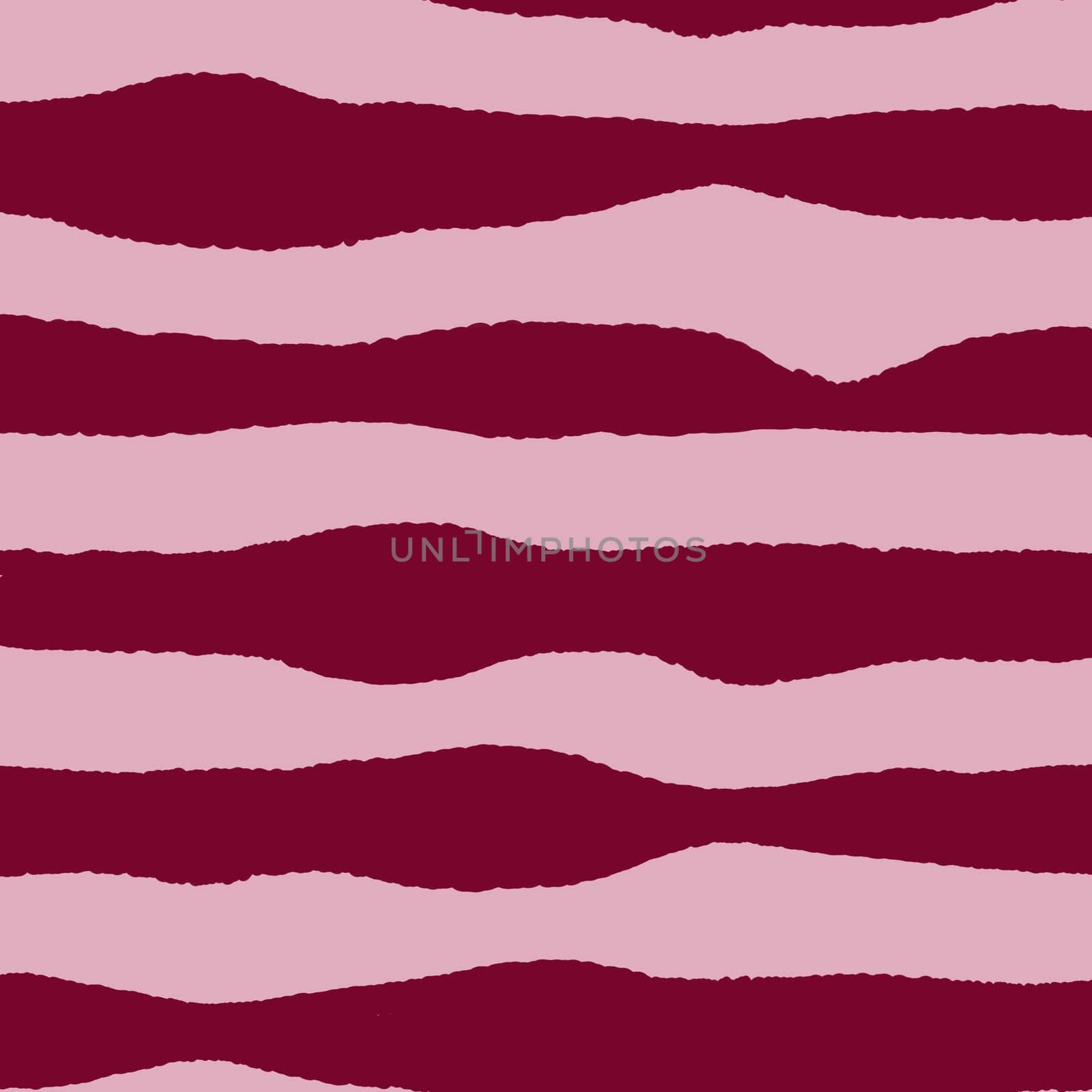 Hand drawn seamless pattern with minimalist lines, stripes striped abstract geometric design. Beige brown red pink print, trendy bold warm colors, creative stroke doodle. by Lagmar